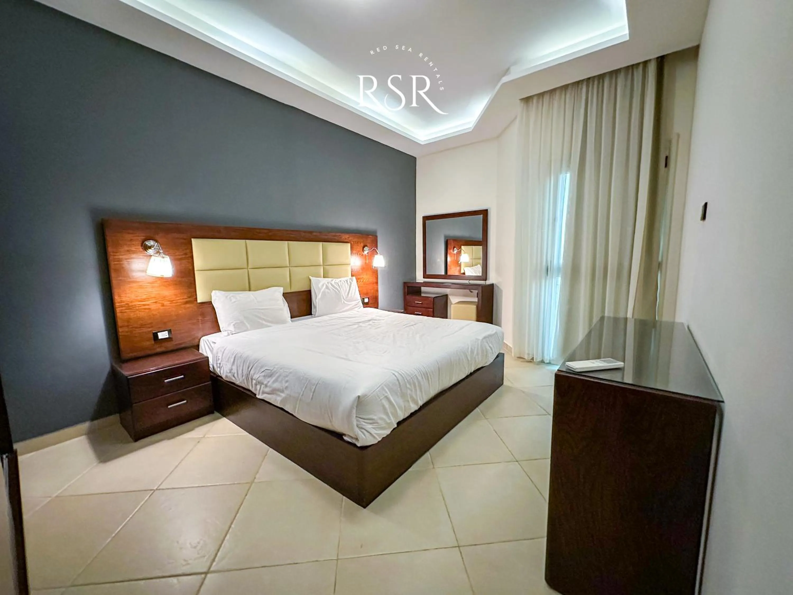 Bed in Elite Suites Hurghada