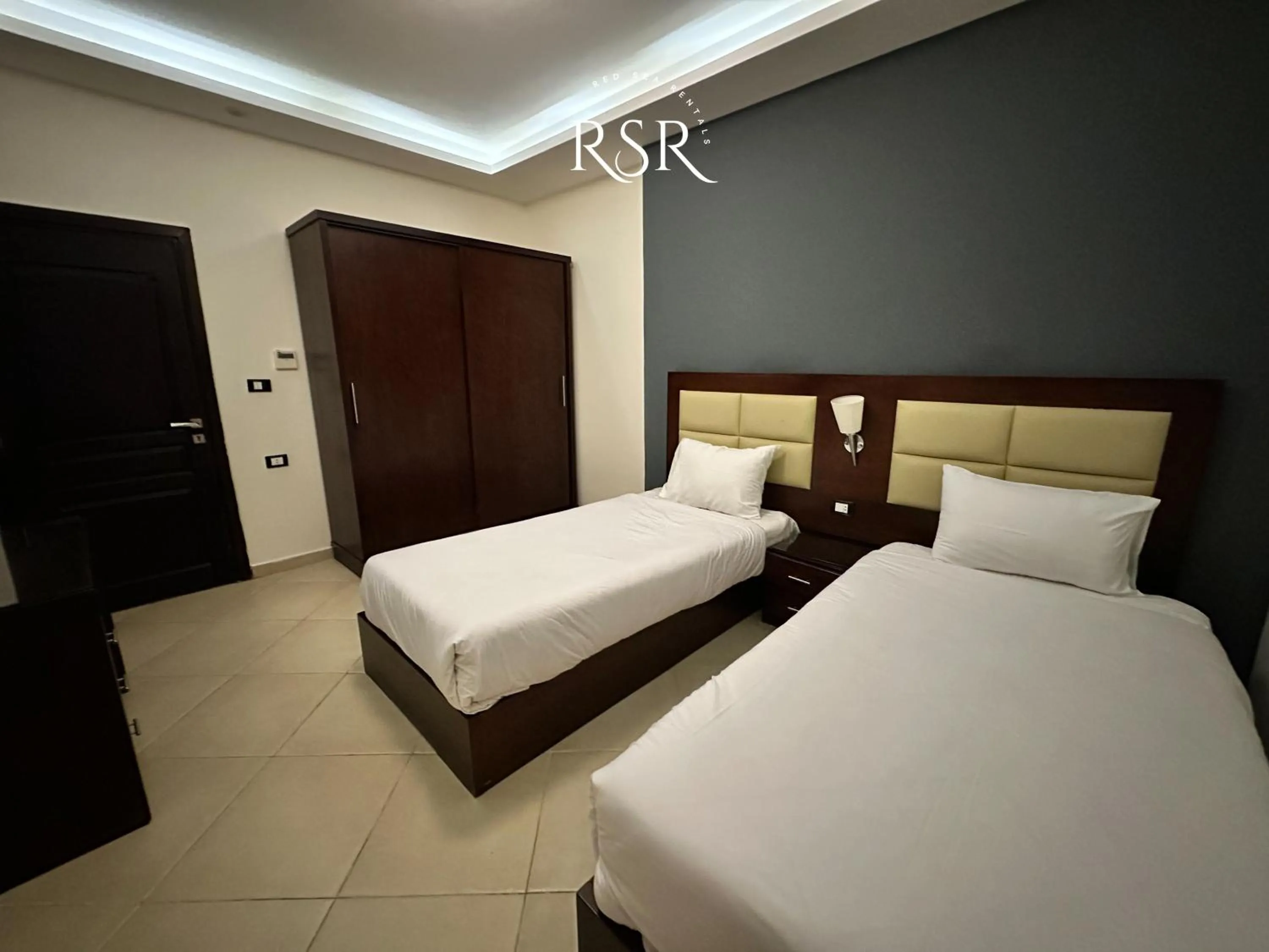 Bed in Elite Suites Hurghada