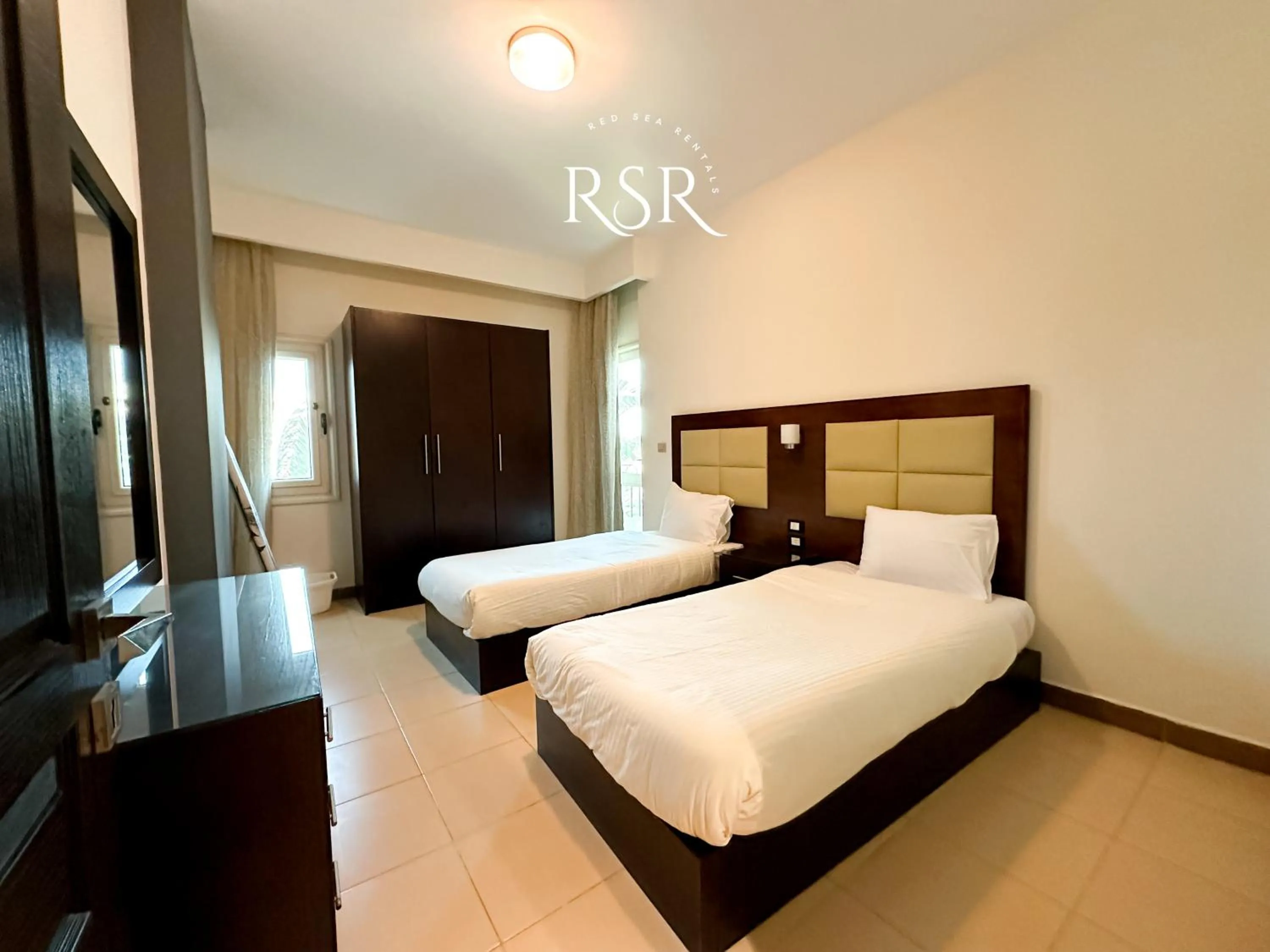 Bed in Elite Suites Hurghada