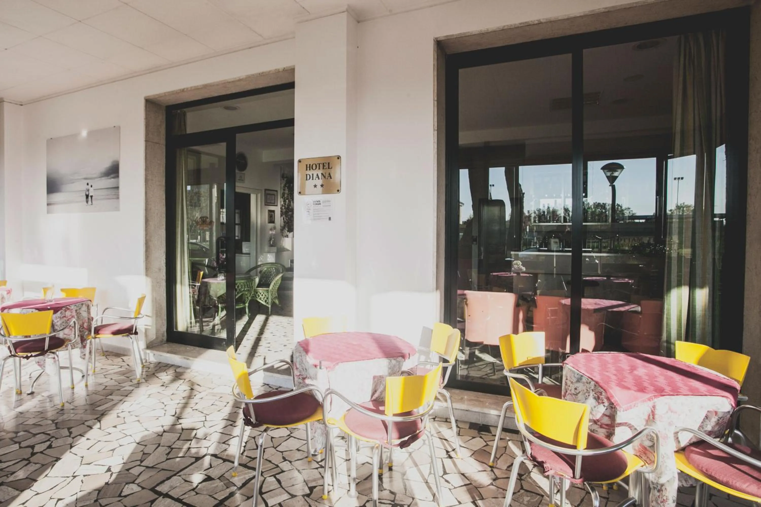 Property building in Hotel Diana