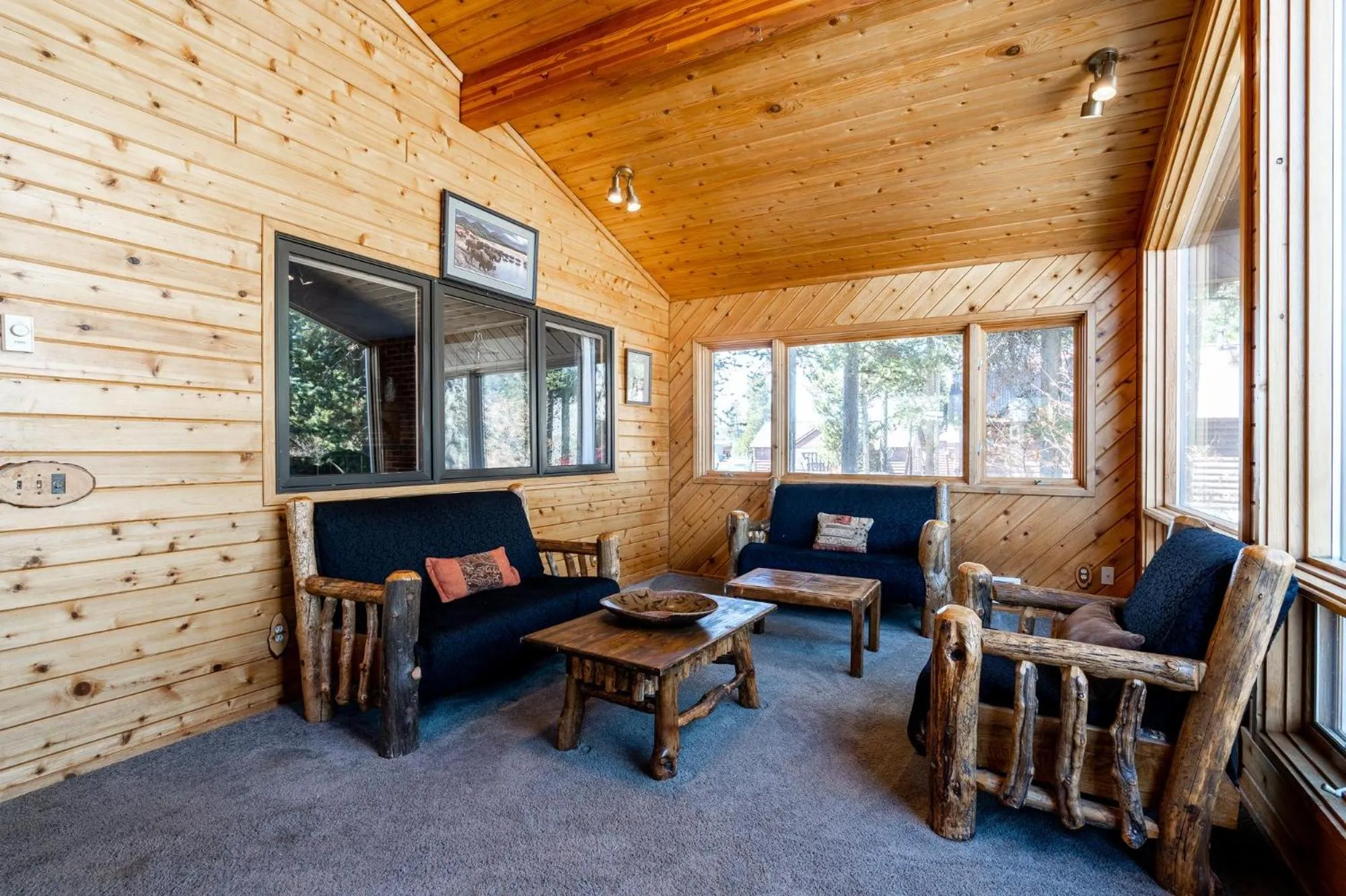 Seating area in Legacy West