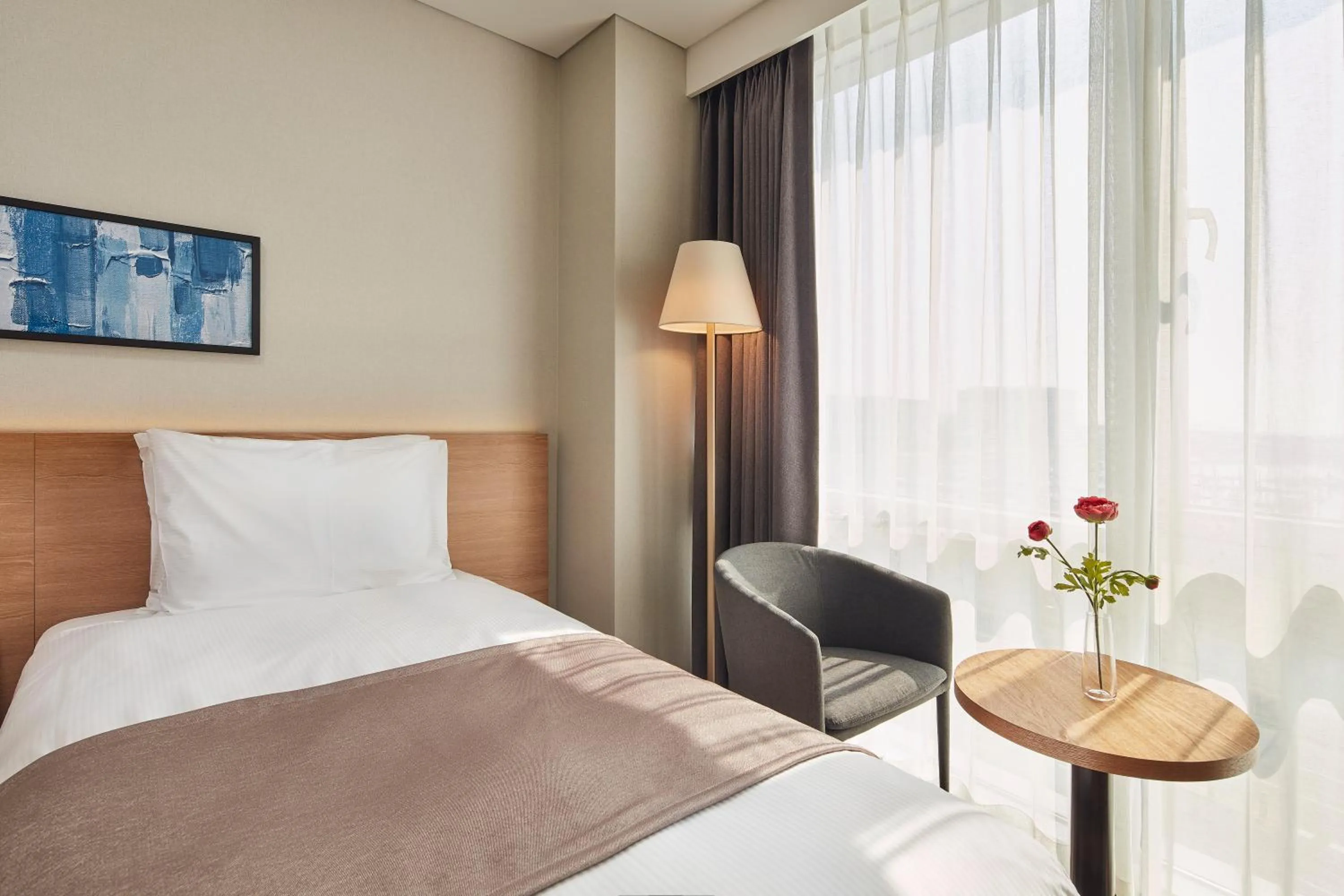 Bedroom, Bed in Ramada Encore by Wyndham Gimpo Han River Hotel