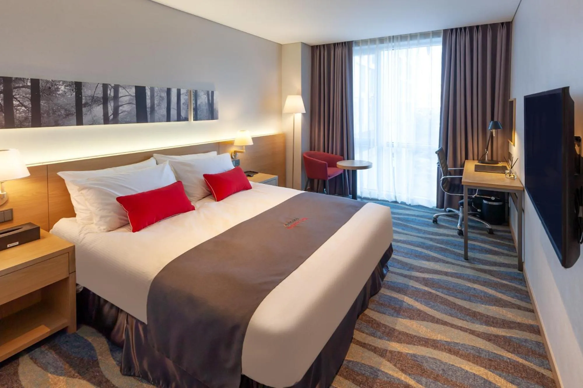Bedroom, Bed in Ramada Encore by Wyndham Gimpo Han River Hotel