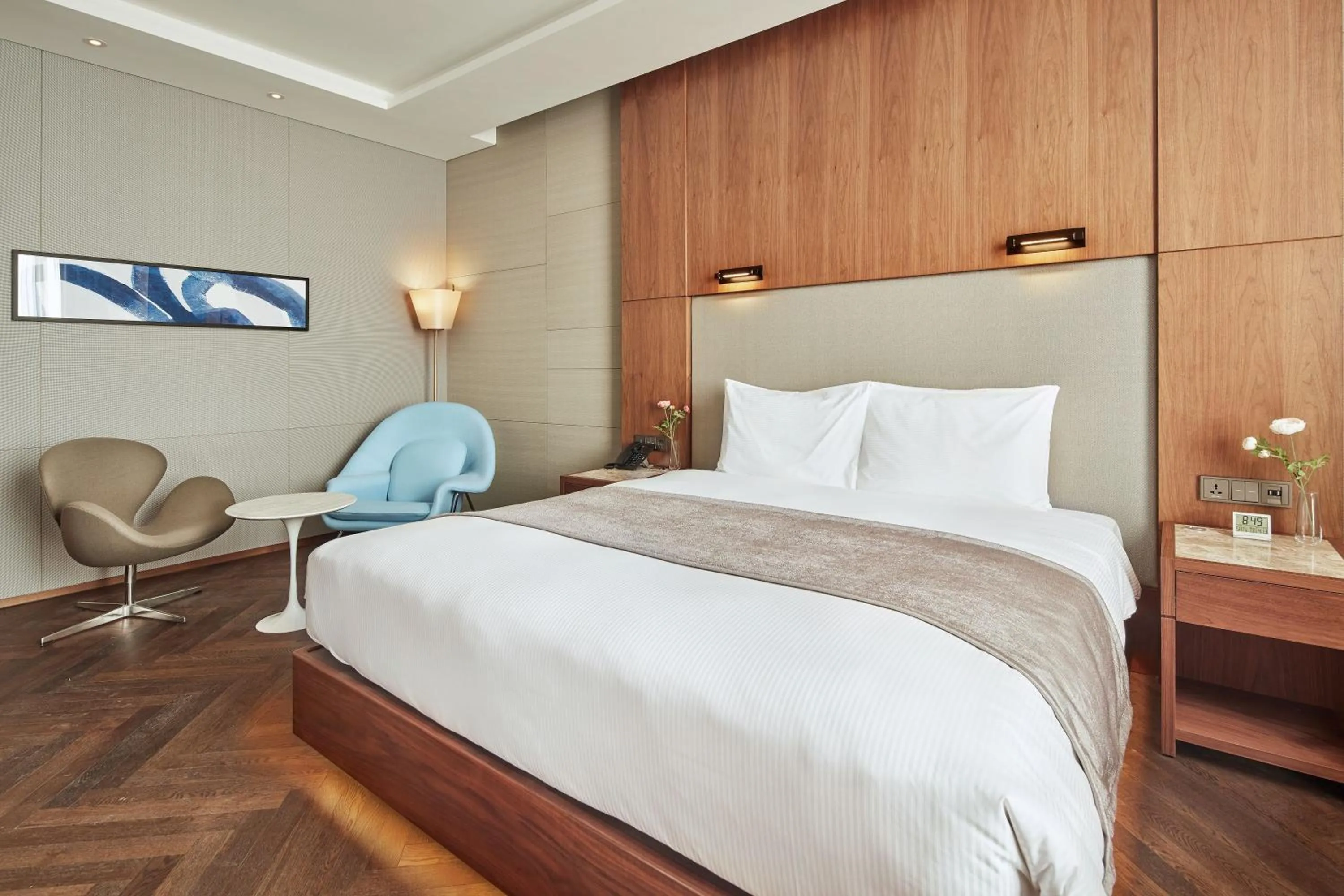 Bedroom, Bed in Ramada Encore by Wyndham Gimpo Han River Hotel