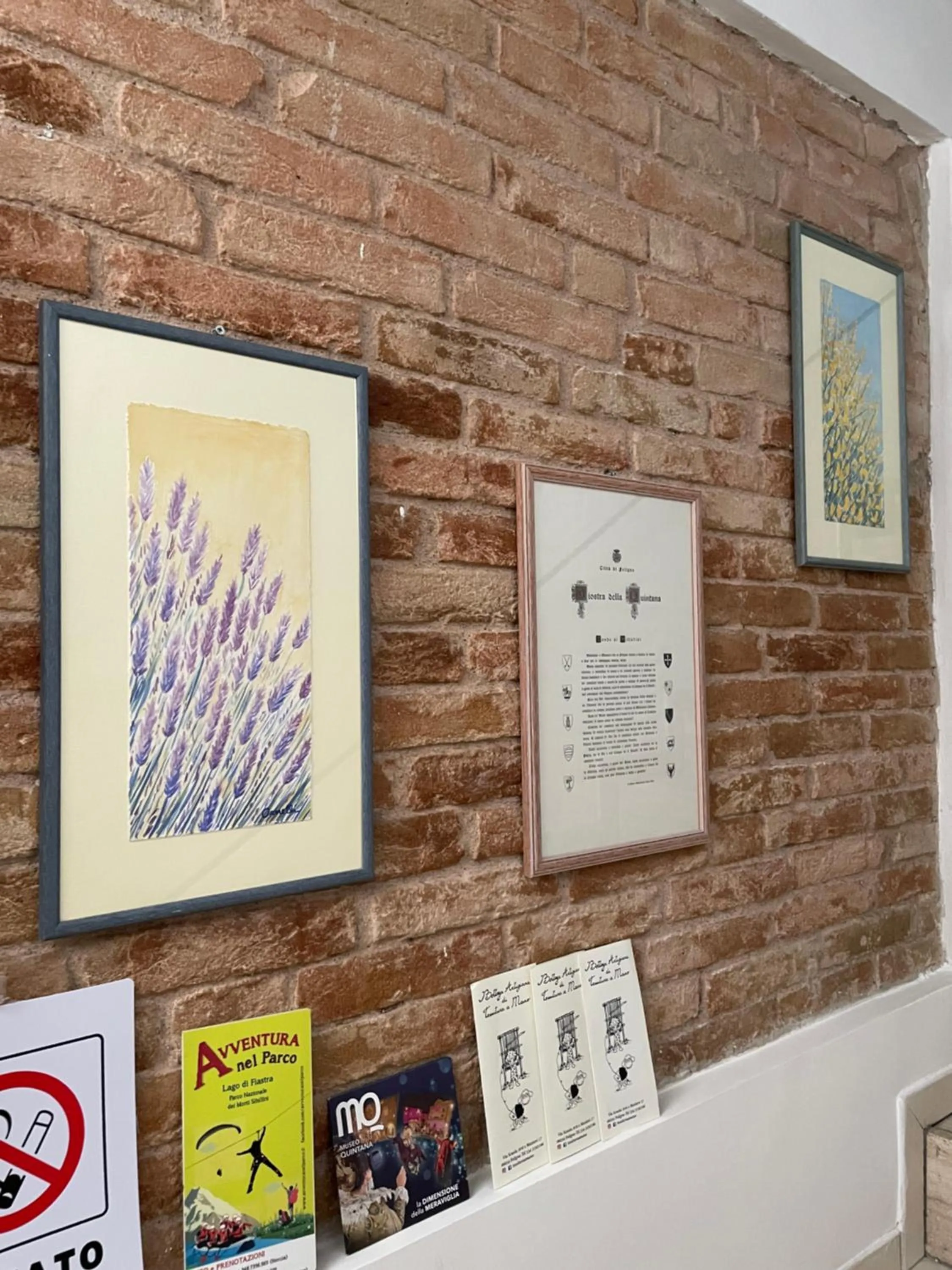 Decorative detail in Affittacamere A Modo Mio