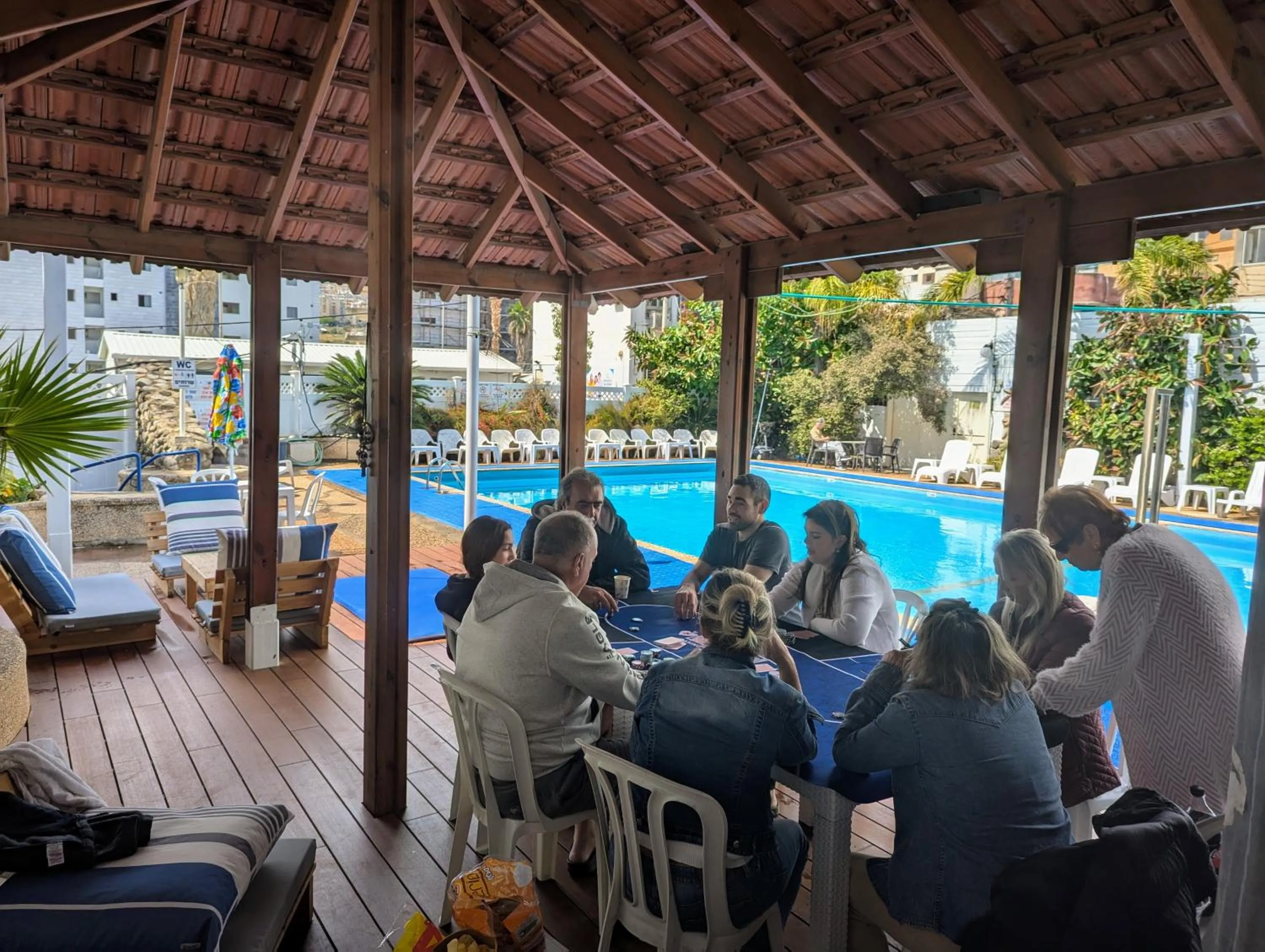 Swimming pool in Astoria Galilee Hotel