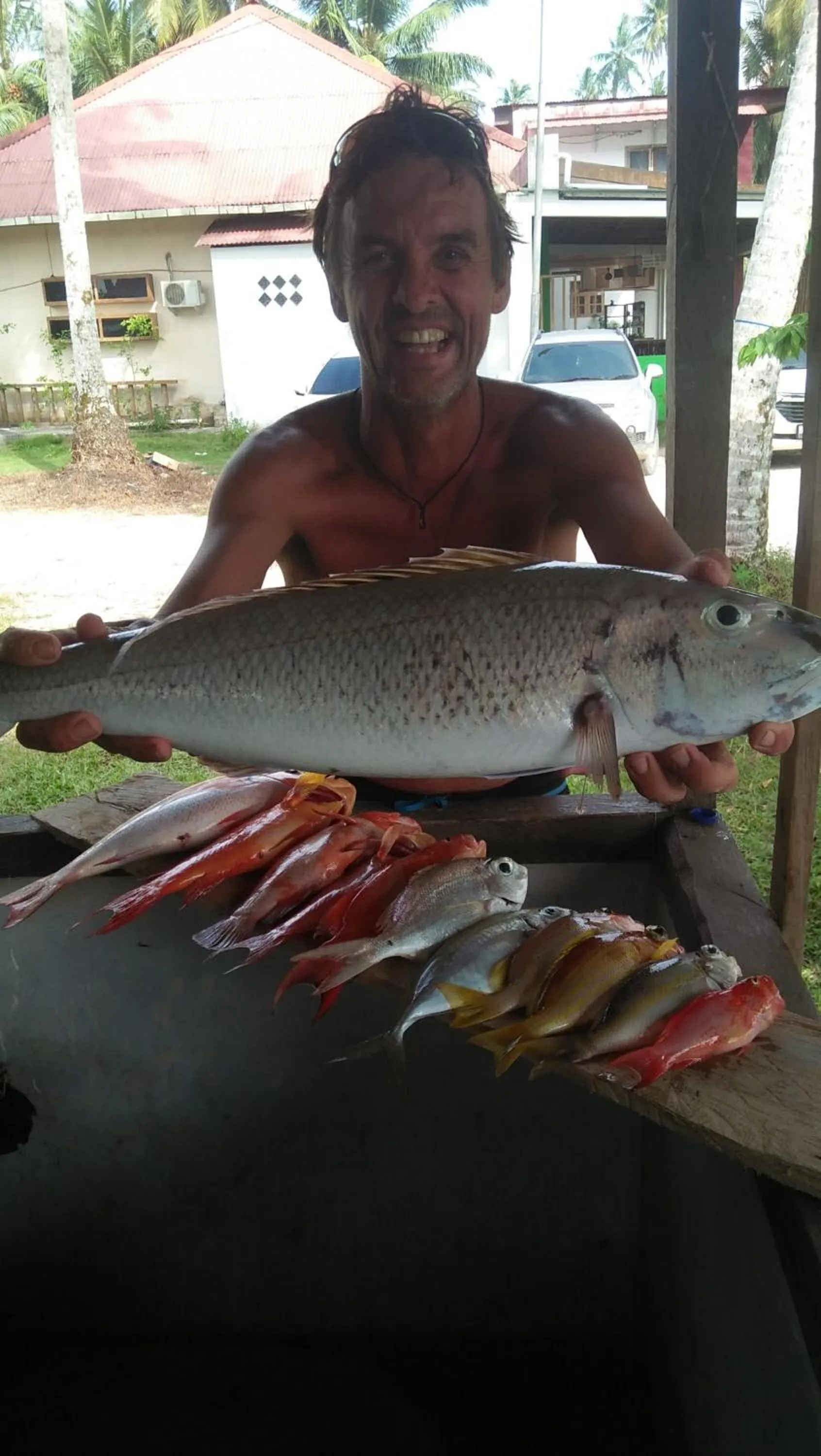 Fishing in Salty Dog Hostel