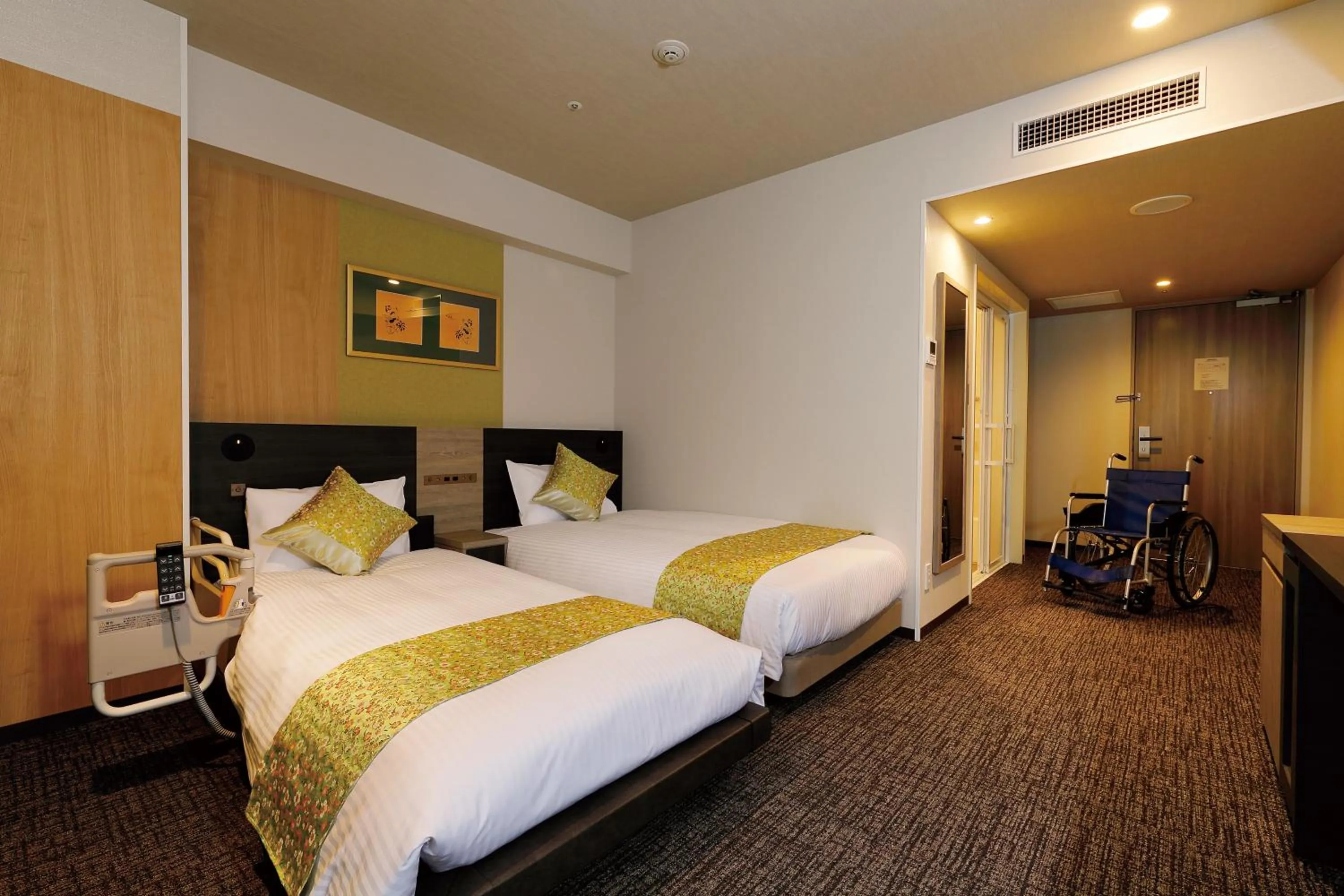 Bed in Daiwa Roynet Hotel Nara Natural Hot Spring