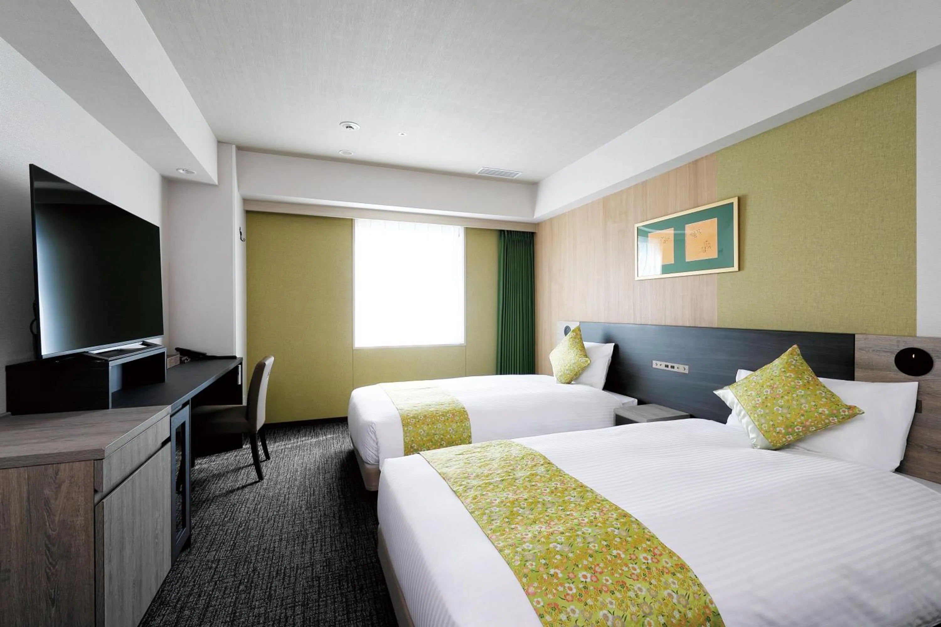 Bed in Daiwa Roynet Hotel Nara Natural Hot Spring