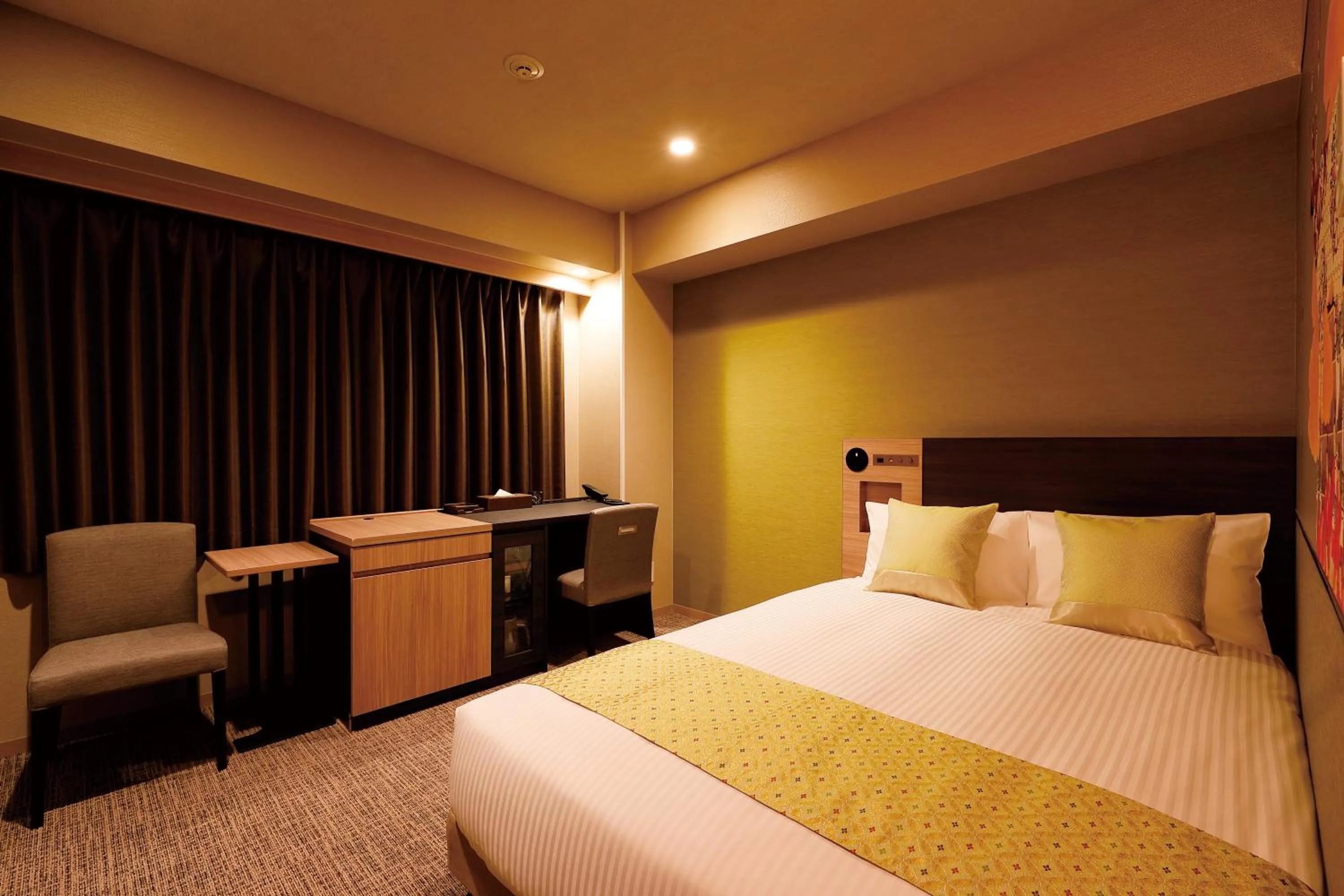 Bed in Daiwa Roynet Hotel Nara Natural Hot Spring