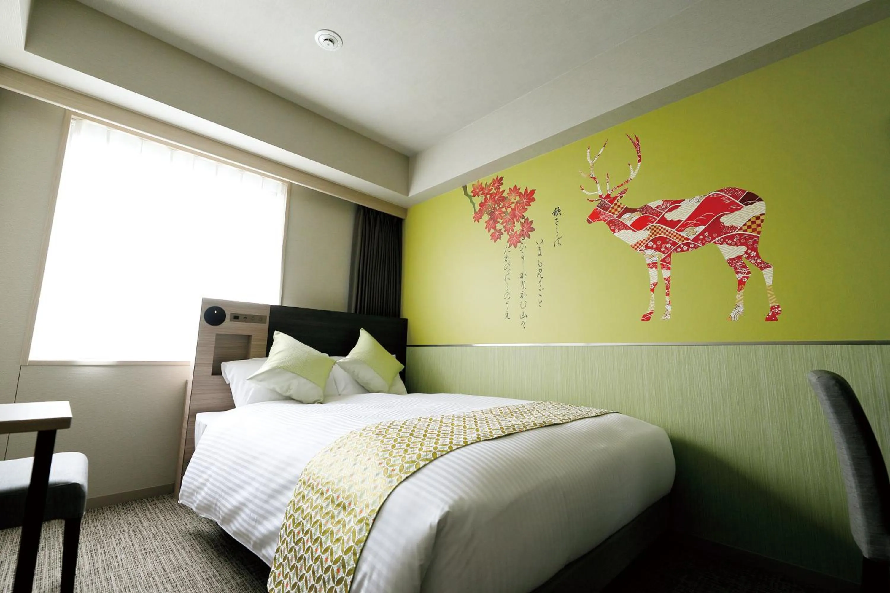 Bed in Daiwa Roynet Hotel Nara Natural Hot Spring