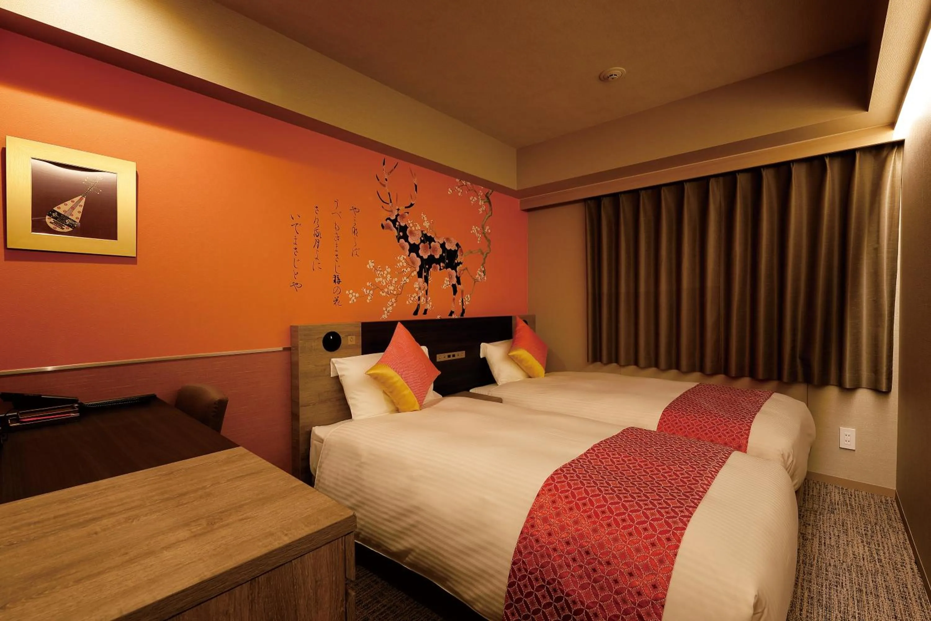 Bed in Daiwa Roynet Hotel Nara Natural Hot Spring