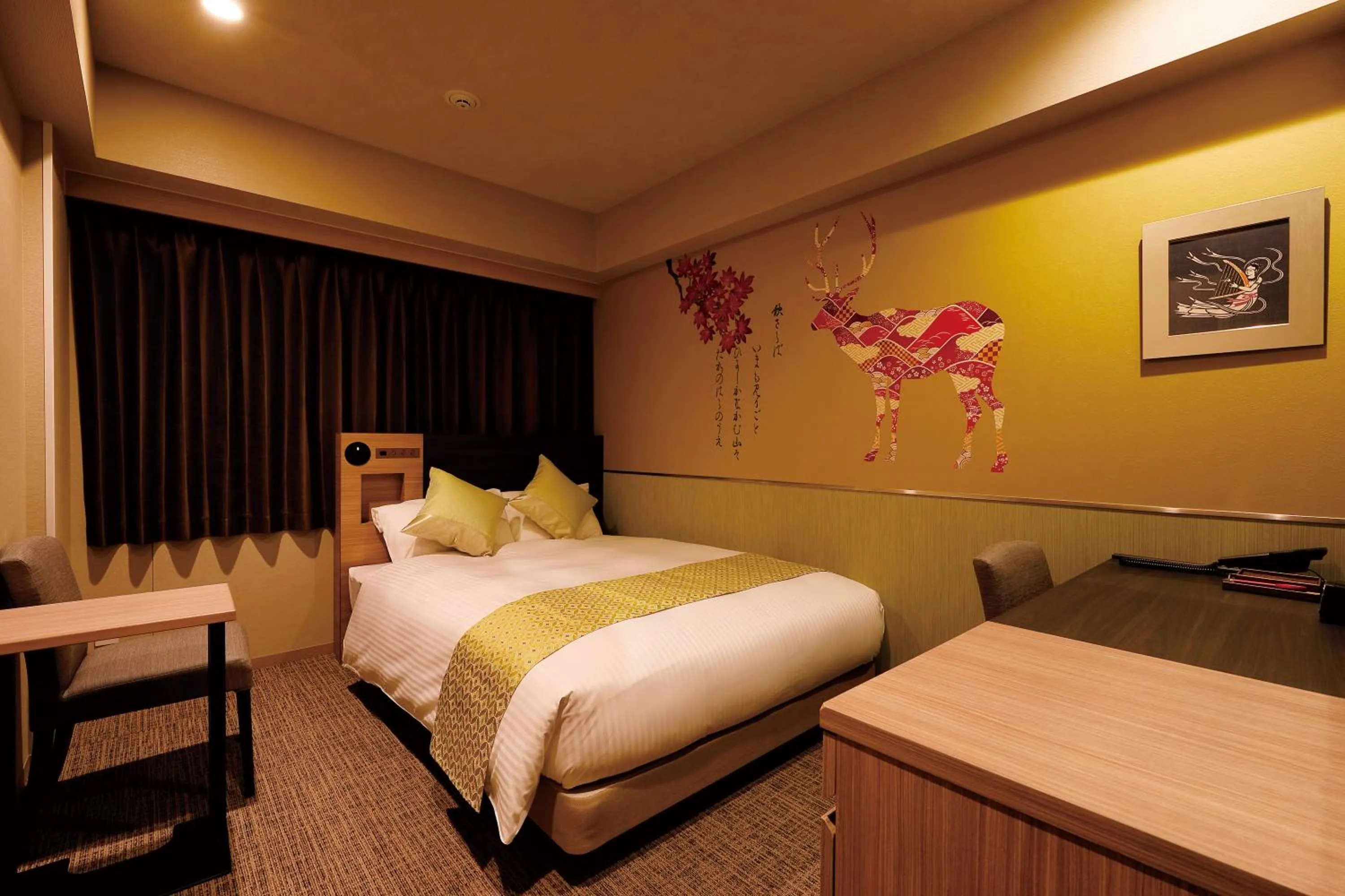 Bed in Daiwa Roynet Hotel Nara Natural Hot Spring