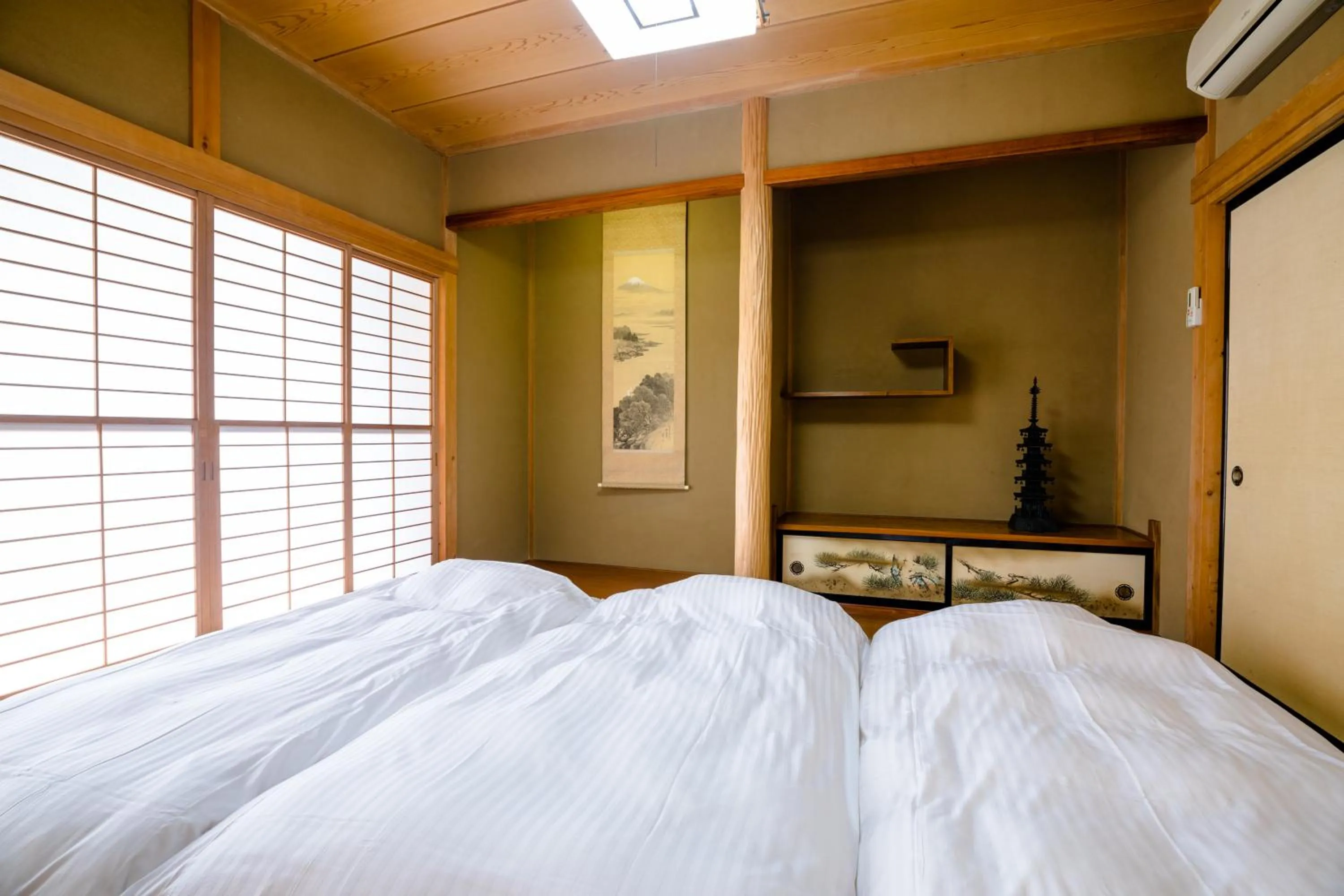 Bed in ID Stay Kawaguchiko