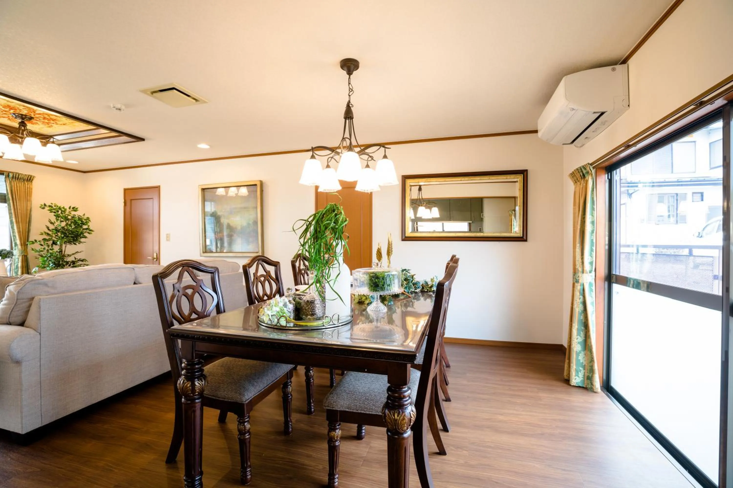 Dining area in ID Stay Kawaguchiko