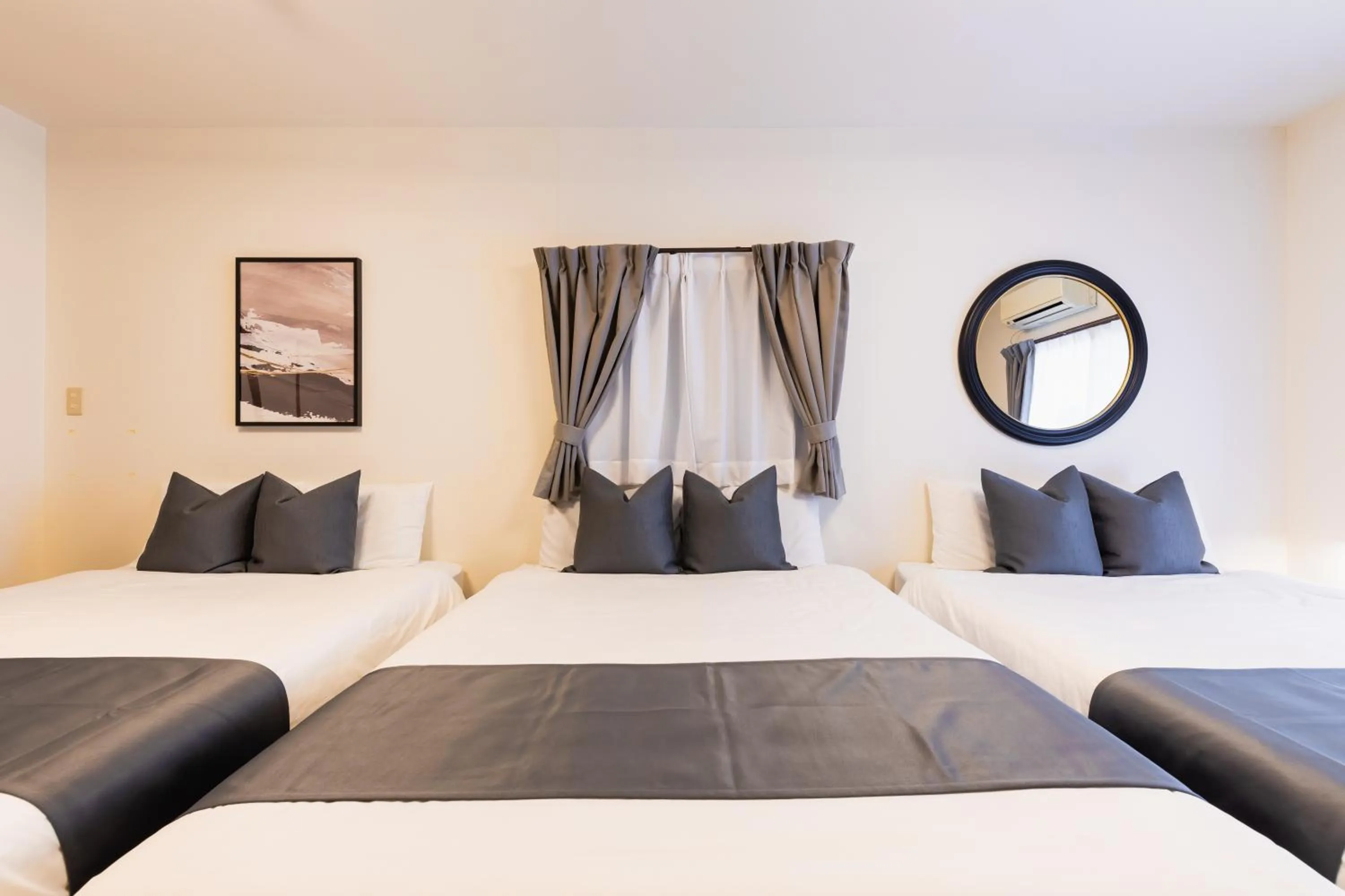 Bedroom, Bed in soleil Universal Fukushima Noda -vacation rental-