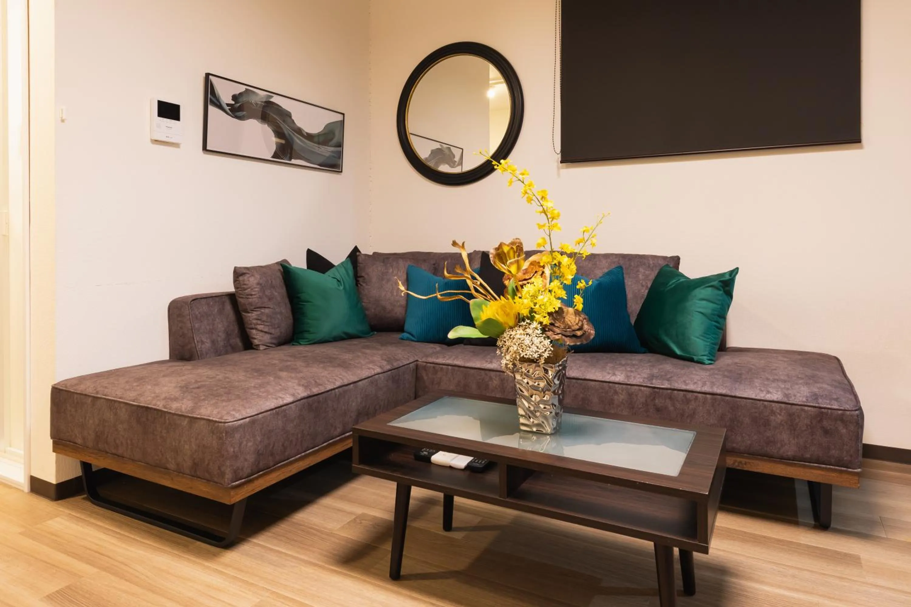 Living room in soleil Universal Fukushima Noda -vacation rental-