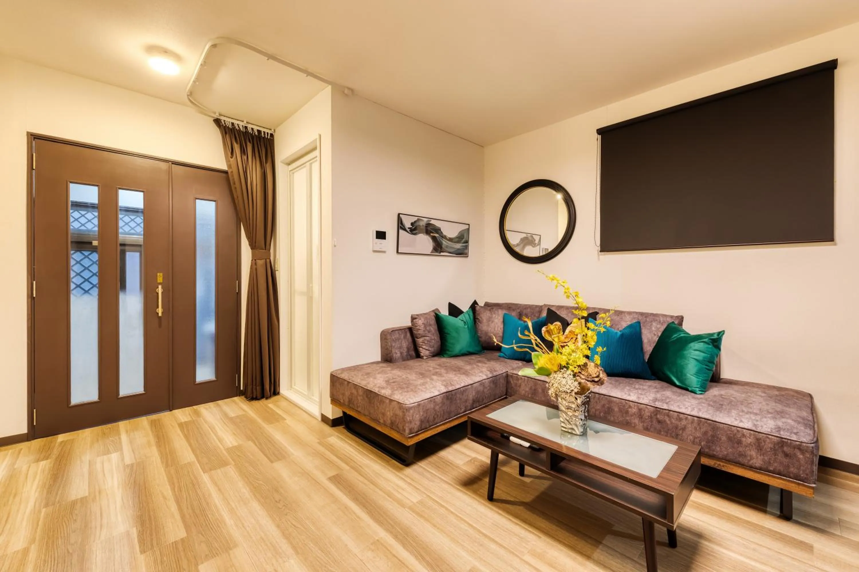 Living room in soleil Universal Fukushima Noda -vacation rental-