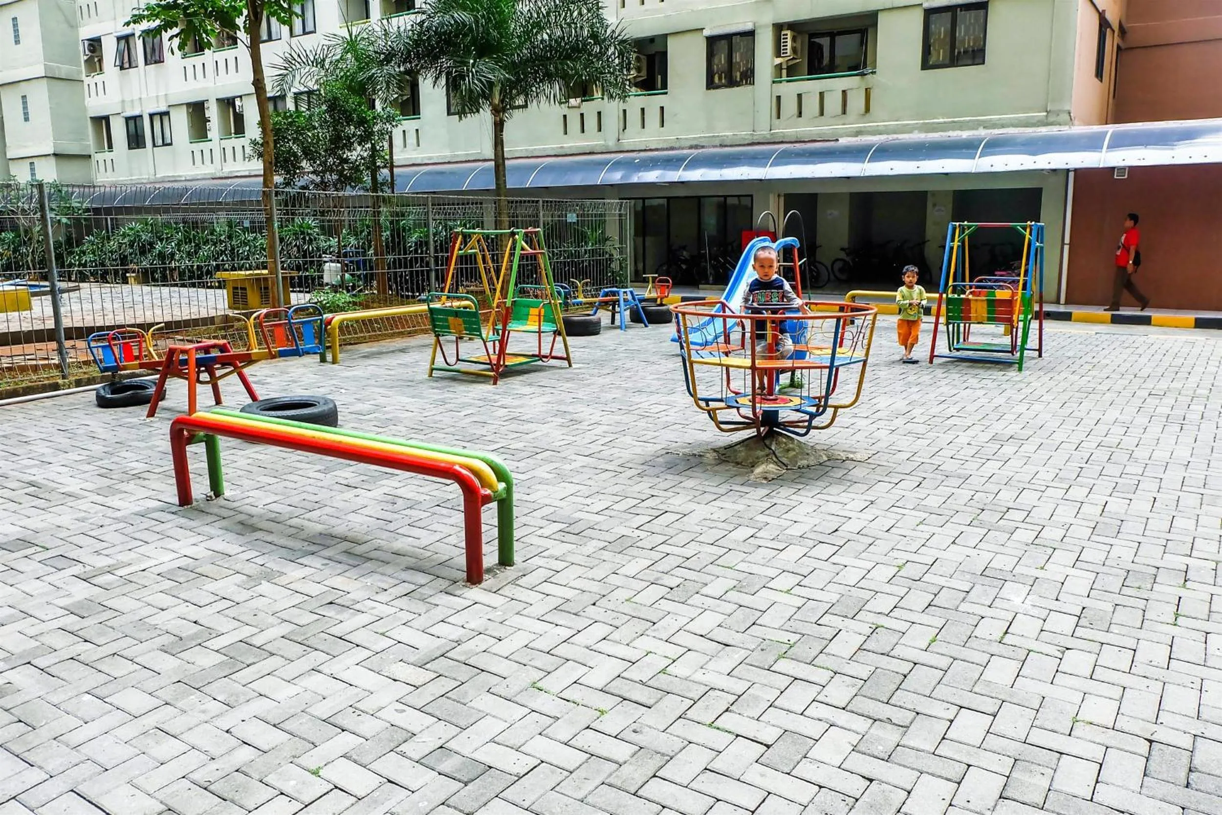 Children play ground in Best Price and Minimalist 2BR Kebagusan City Apartment By Travelio