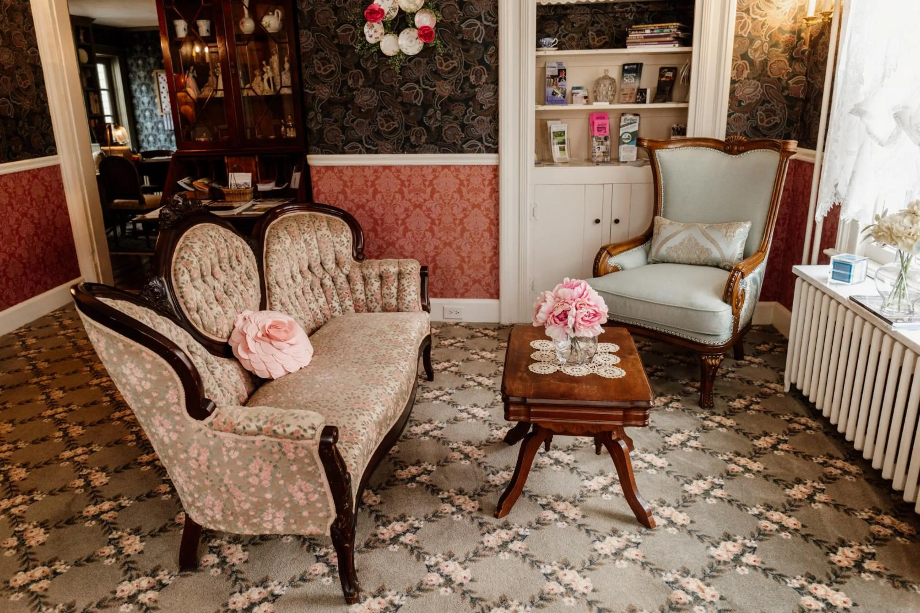 Seating area in Westbrook Inn Bed and Breakfast