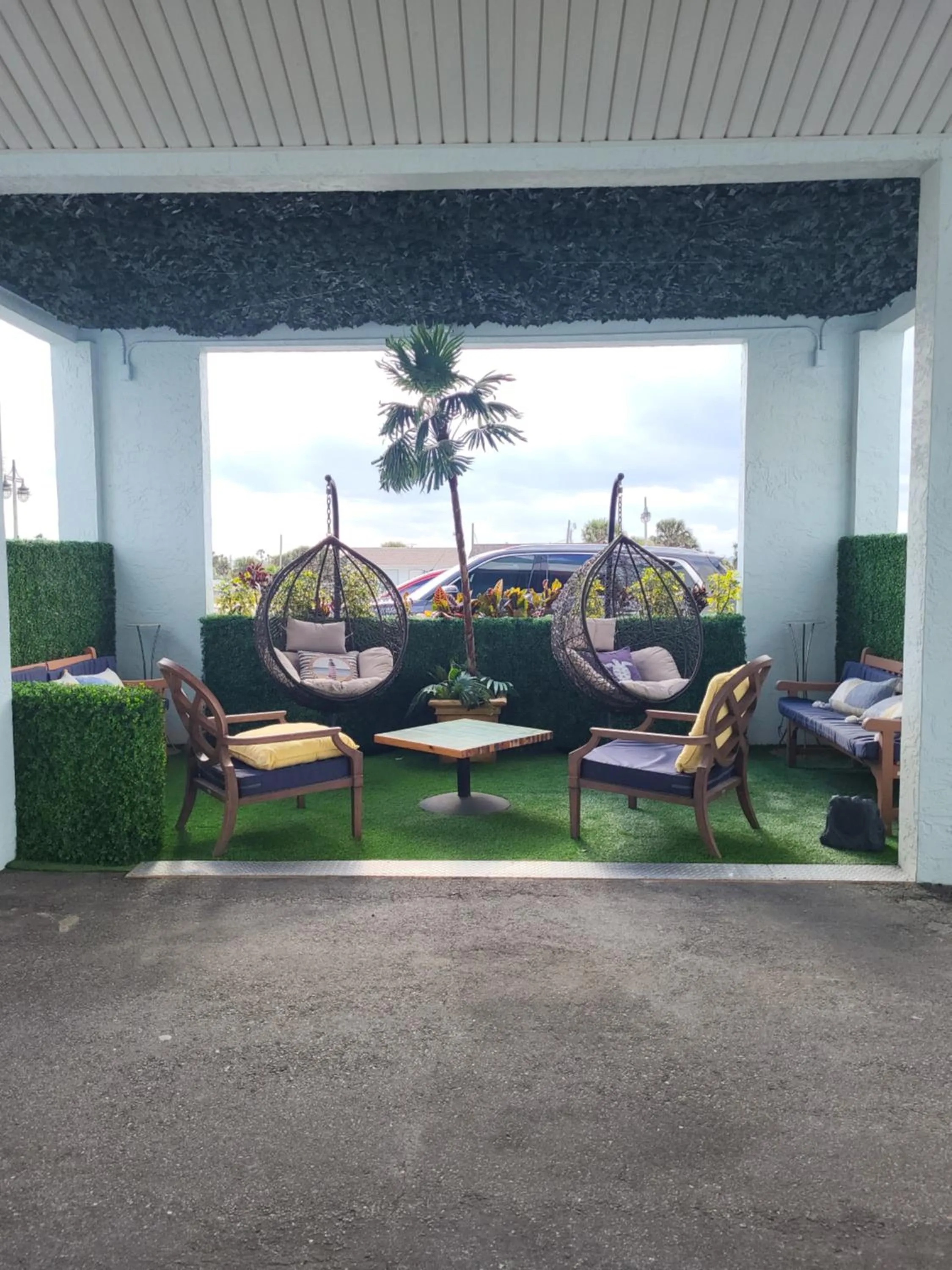 Property building in Beachside Hotel