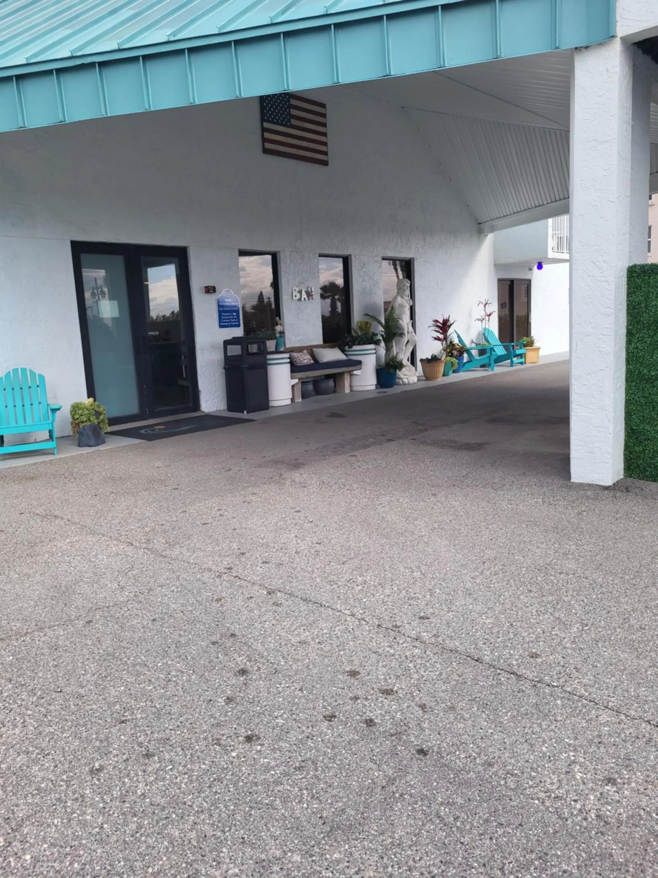 Property building in Beachside Hotel