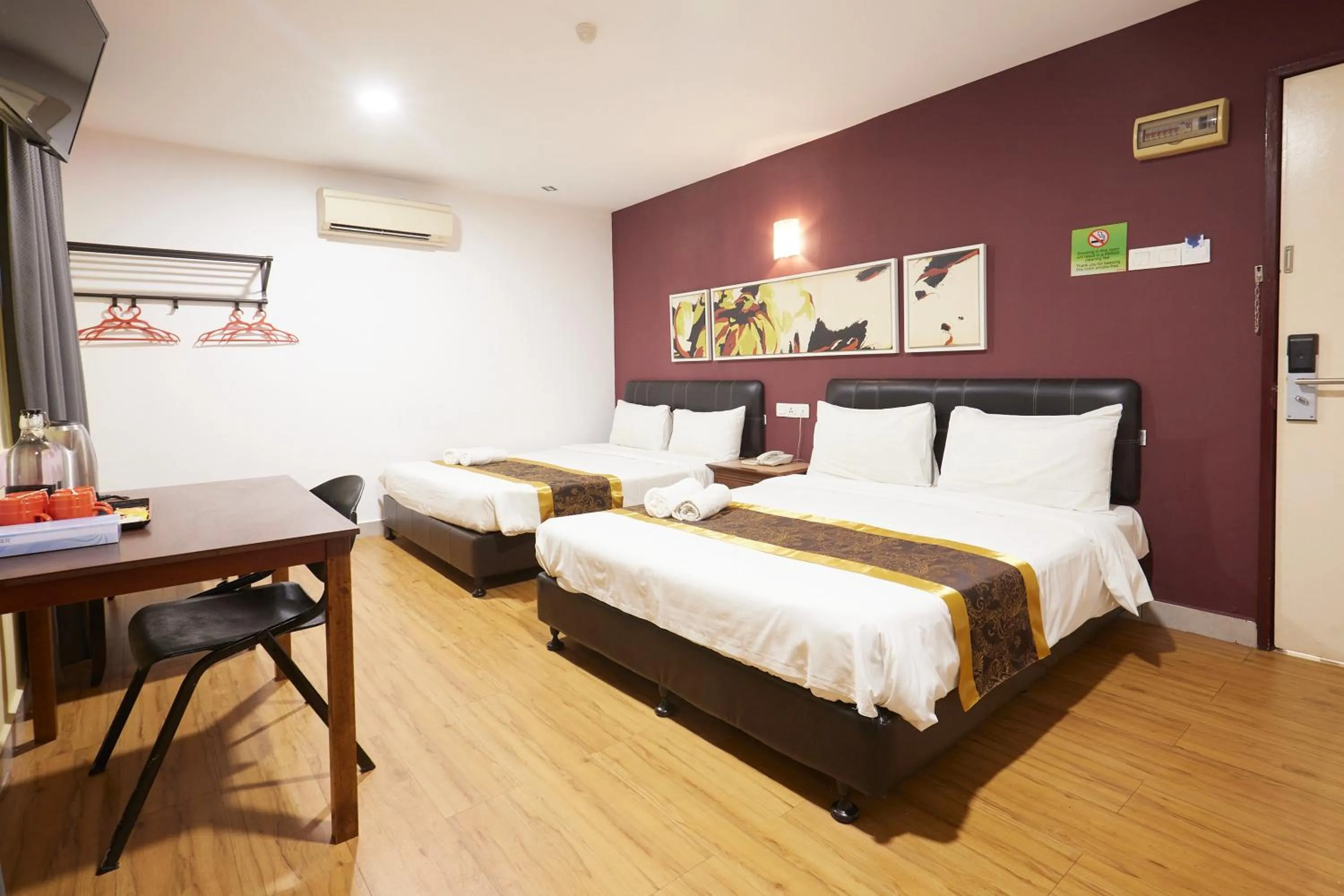 Bed in Hotel Sunjoy9 OKR