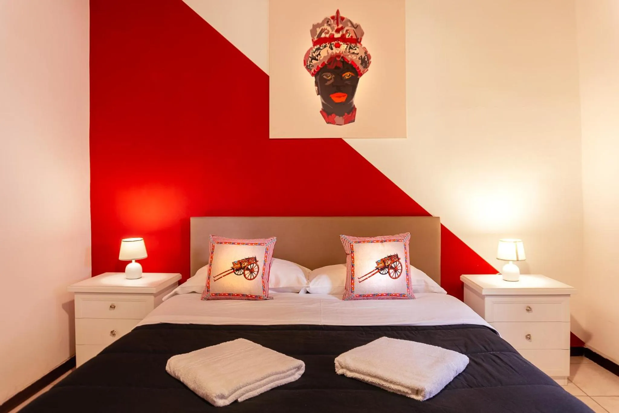 Bed in La Casa del Moro