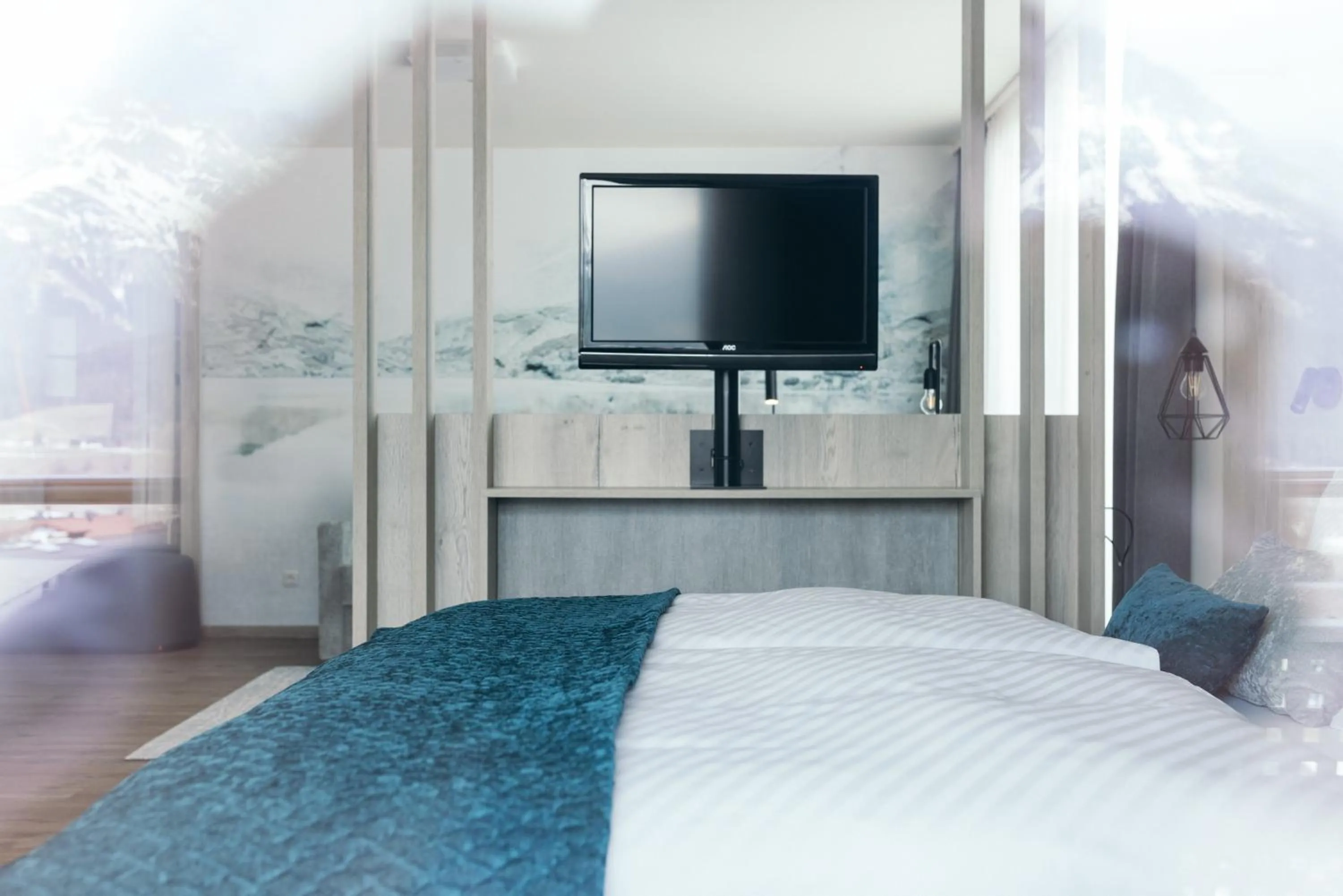 Photo of the whole room, Bed in Das Kaiserblick 4 Sterne Superior