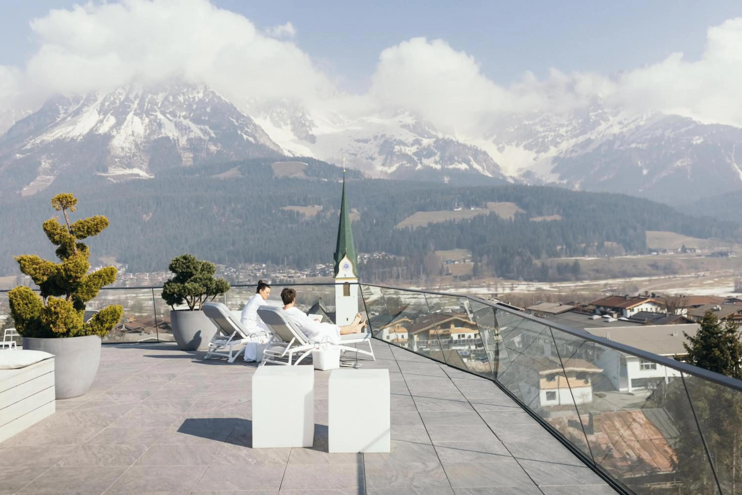 View (from property/room) in Das Kaiserblick 4 Sterne Superior