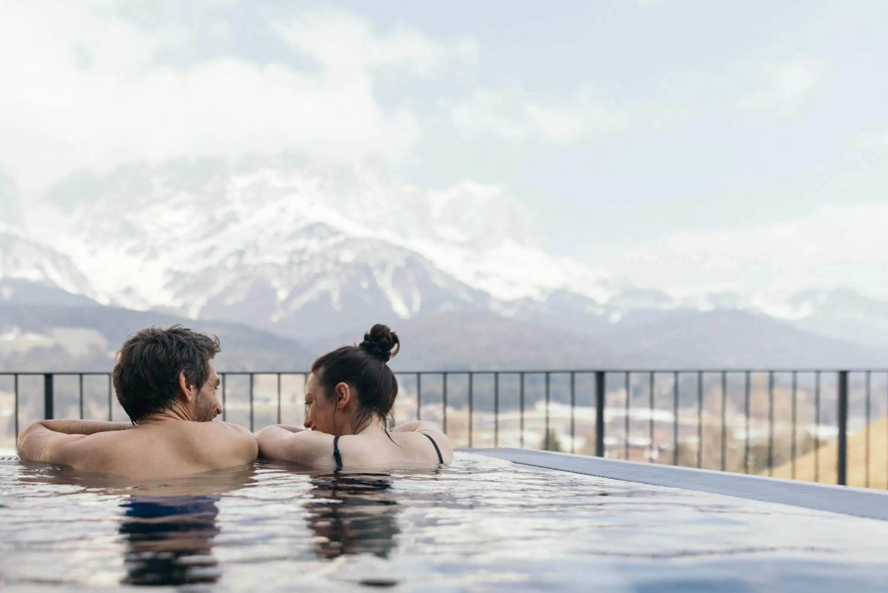 Hot Tub in Das Kaiserblick 4 Sterne Superior