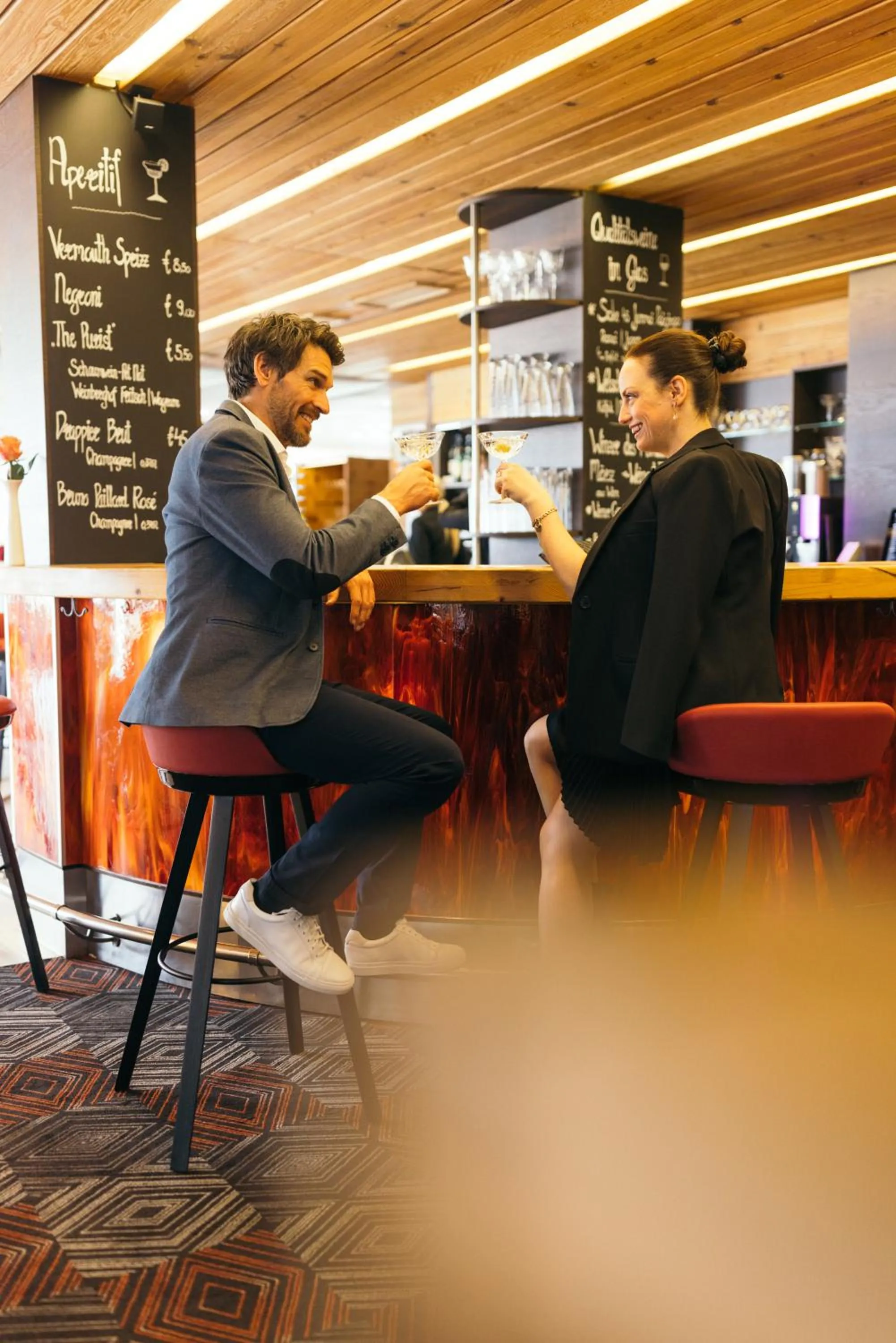 Lounge or bar in Das Kaiserblick 4 Sterne Superior