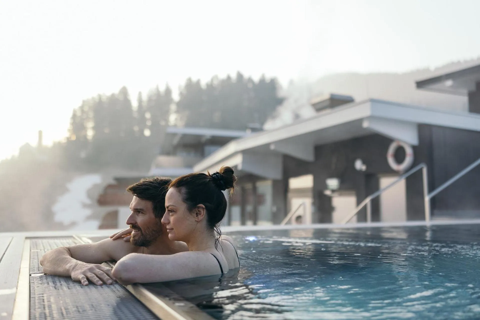 Swimming pool in Das Kaiserblick 4 Sterne Superior