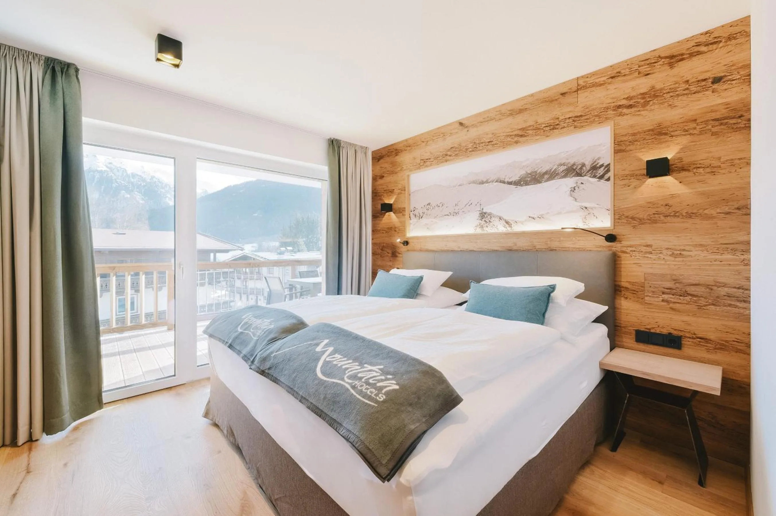 Bedroom, Bed in Venediger Lodge