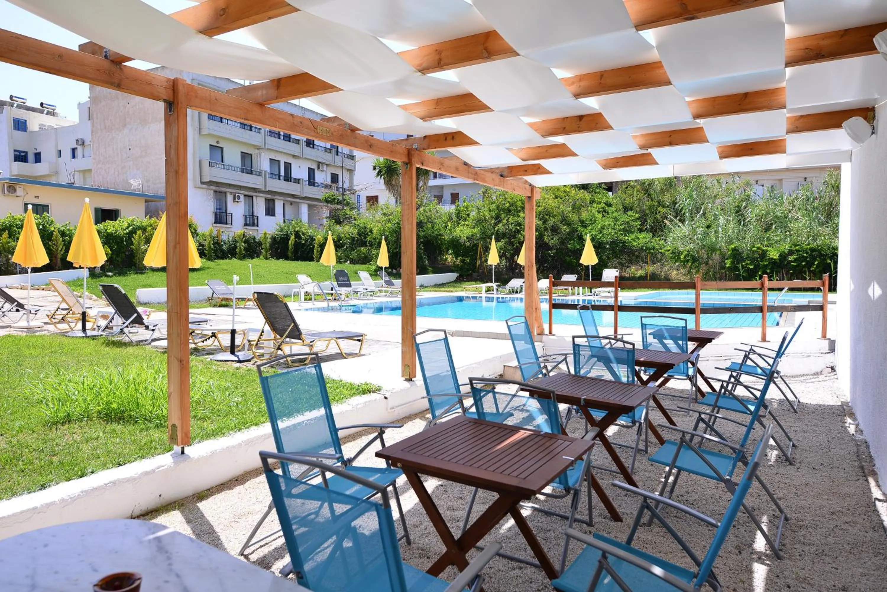 Patio in Arlen Beach Hotel