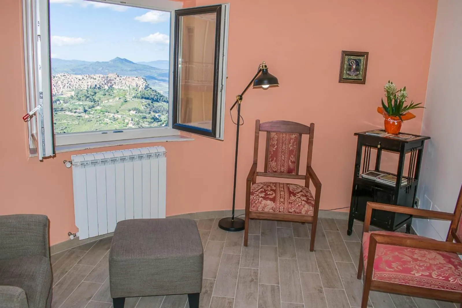 Natural landscape in B&B Fleurs