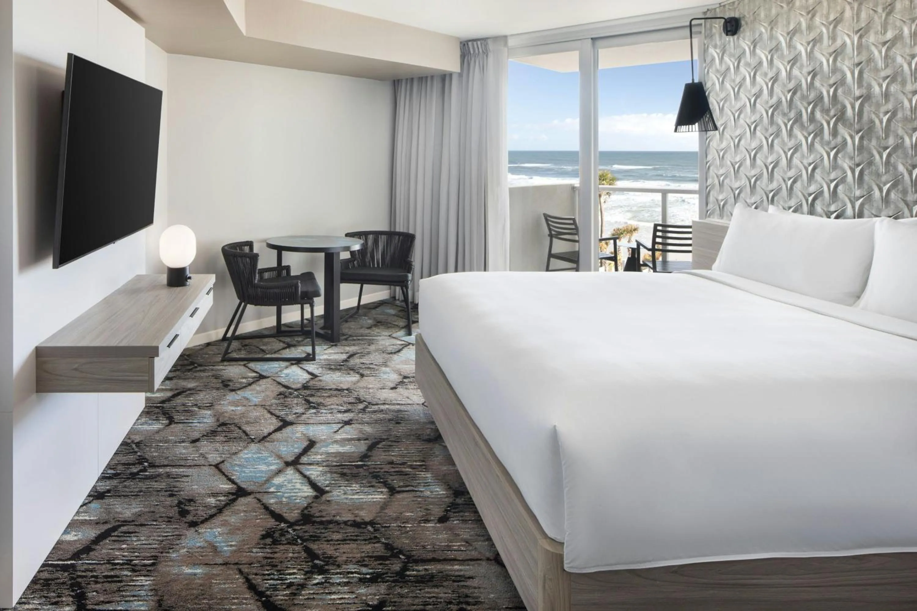 Photo of the whole room, Bed in Renaissance Daytona Beach Oceanfront Hotel