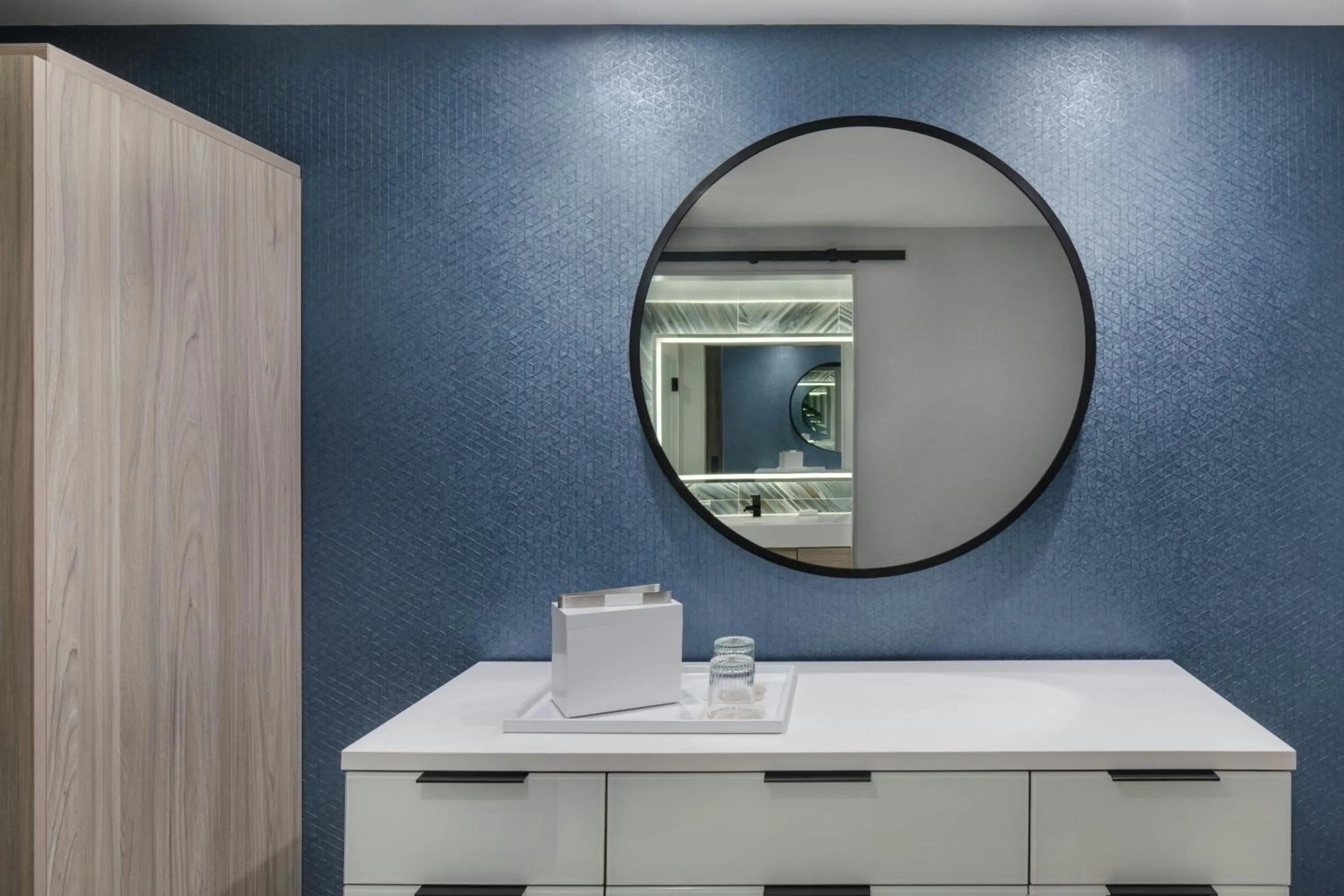 Bathroom in Renaissance Daytona Beach Oceanfront Hotel