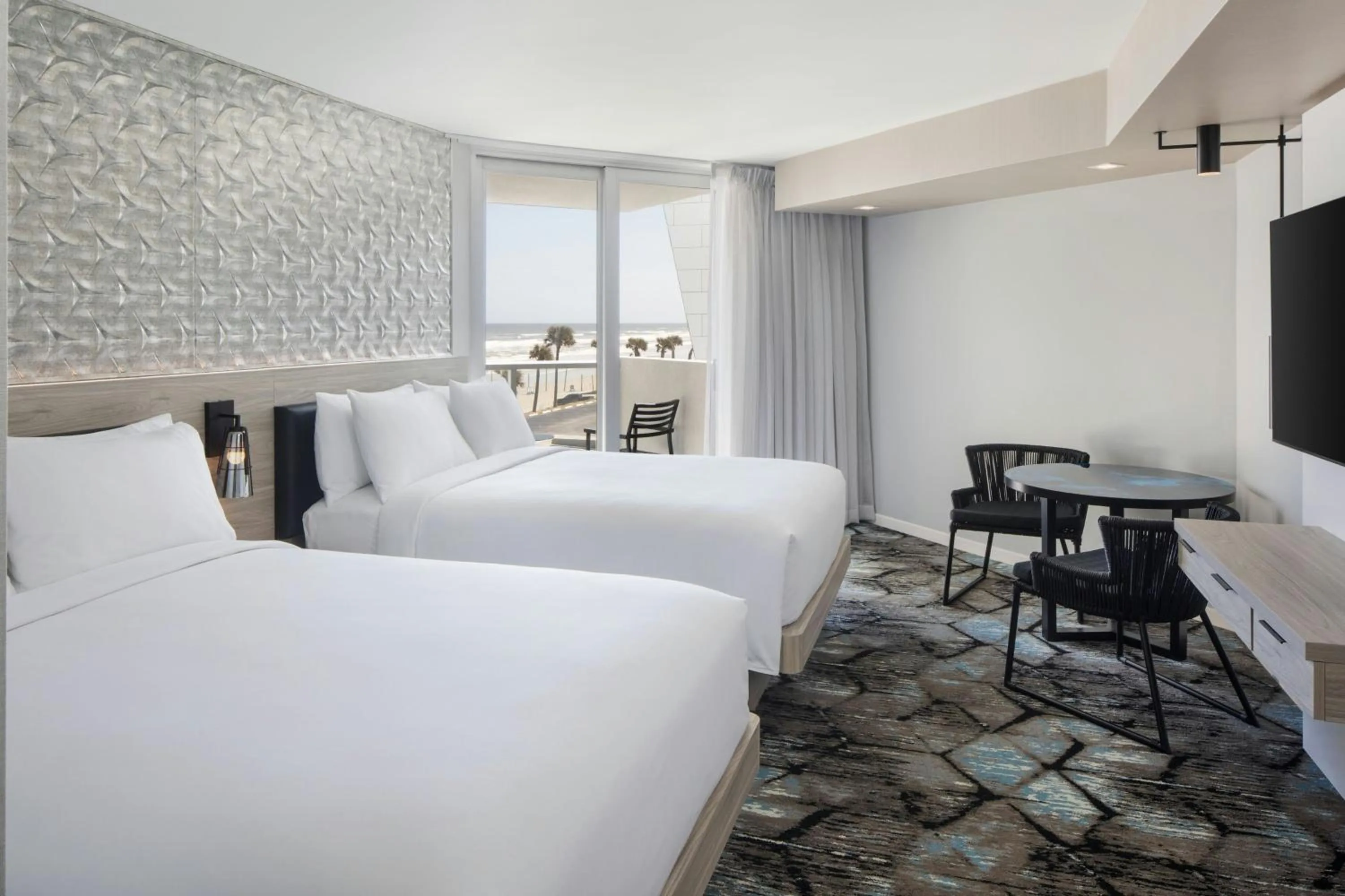 Photo of the whole room, Bed in Renaissance Daytona Beach Oceanfront Hotel