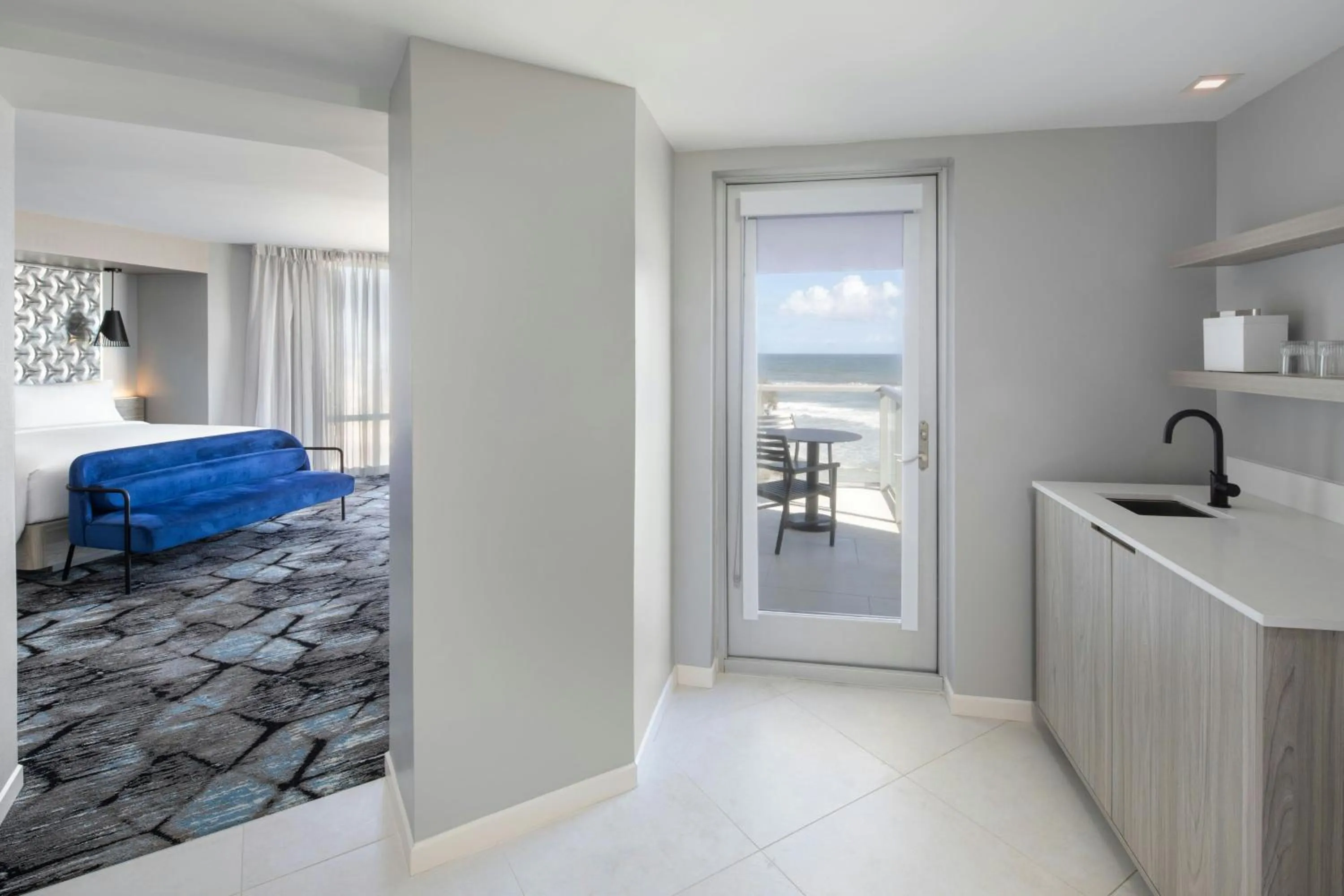 Photo of the whole room, Bed in Renaissance Daytona Beach Oceanfront Hotel