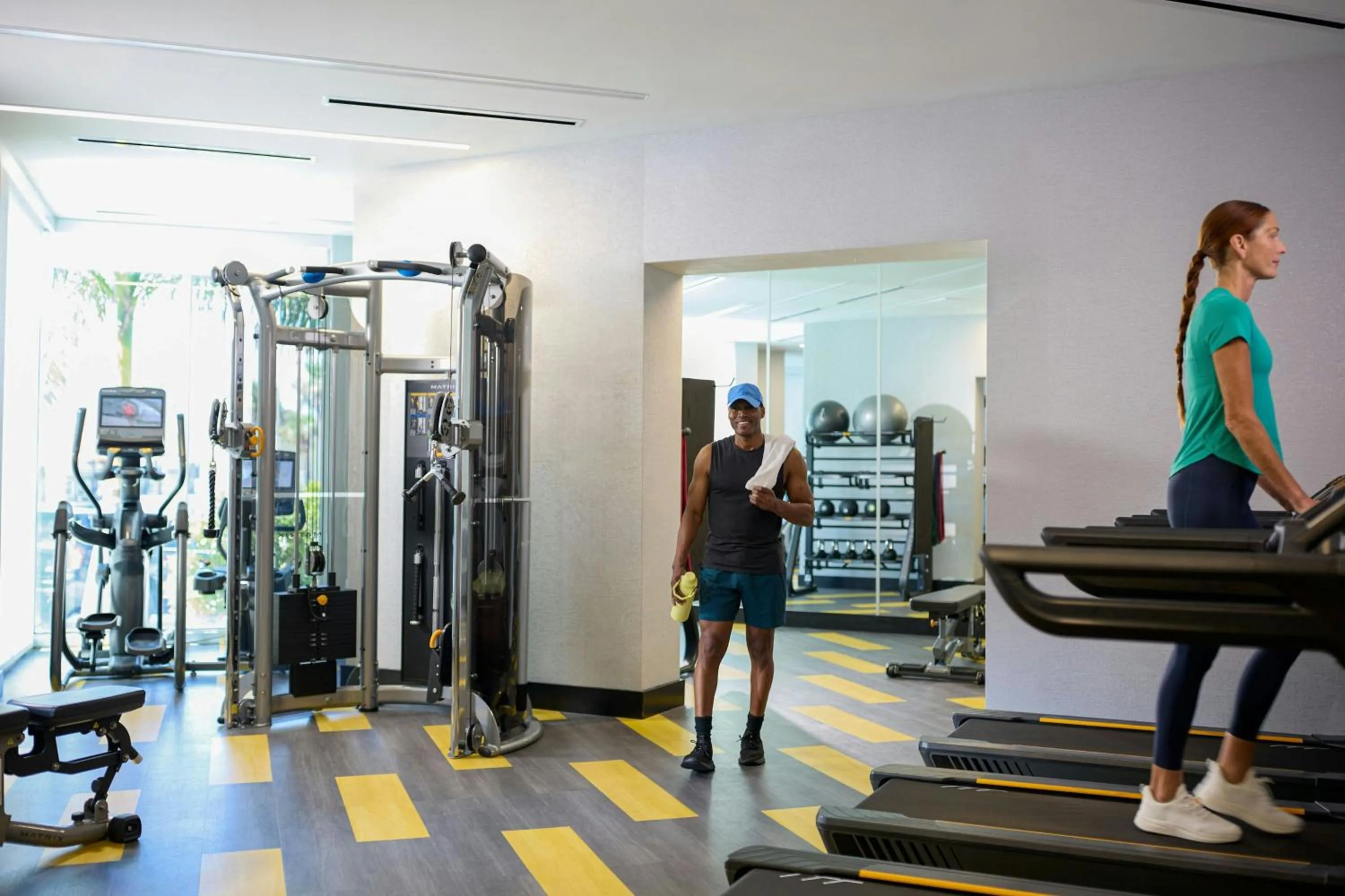 Fitness centre/facilities in Renaissance Daytona Beach Oceanfront Hotel
