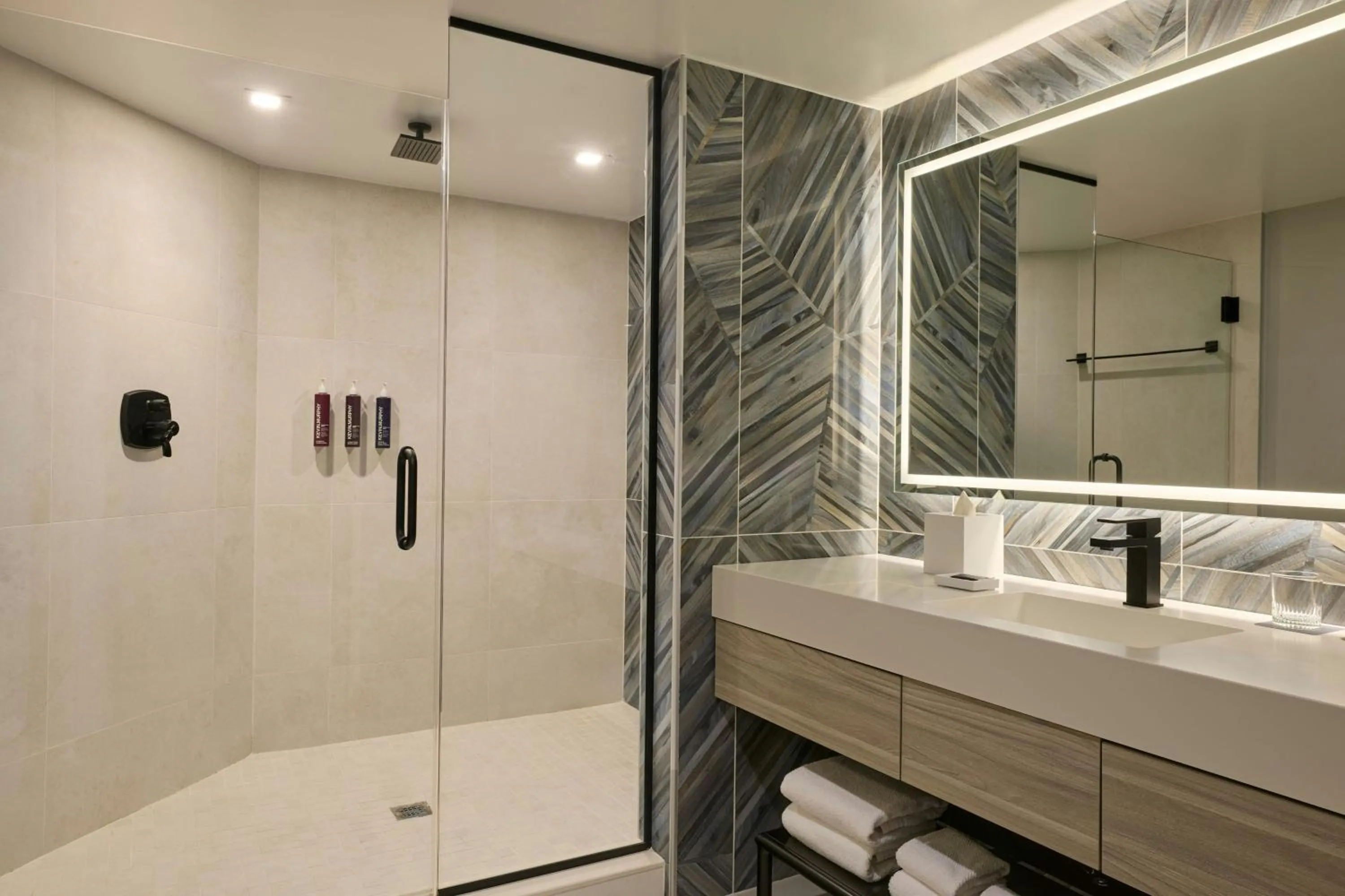 Bathroom in Renaissance Daytona Beach Oceanfront Hotel