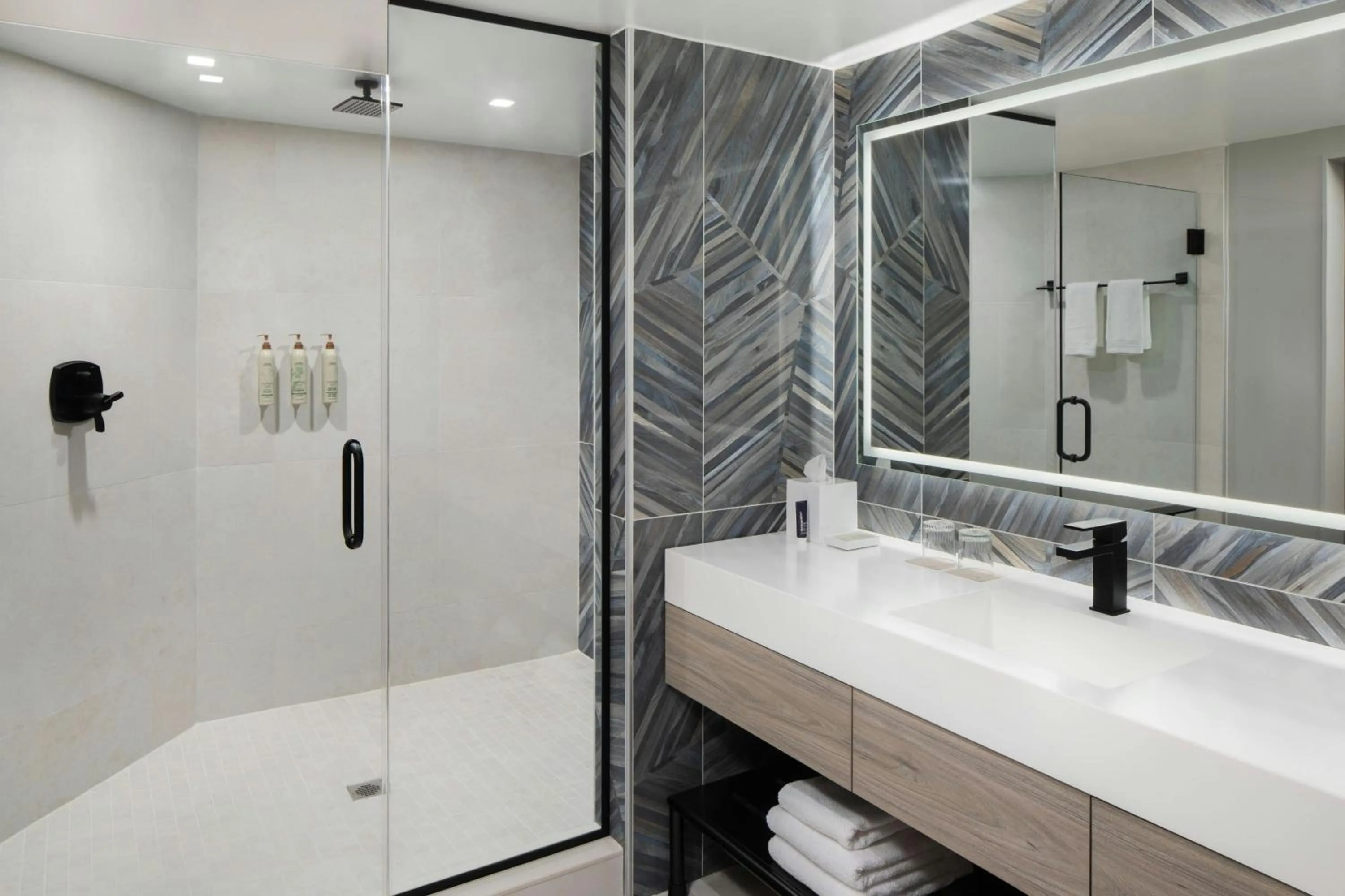 Bathroom in Renaissance Daytona Beach Oceanfront Hotel