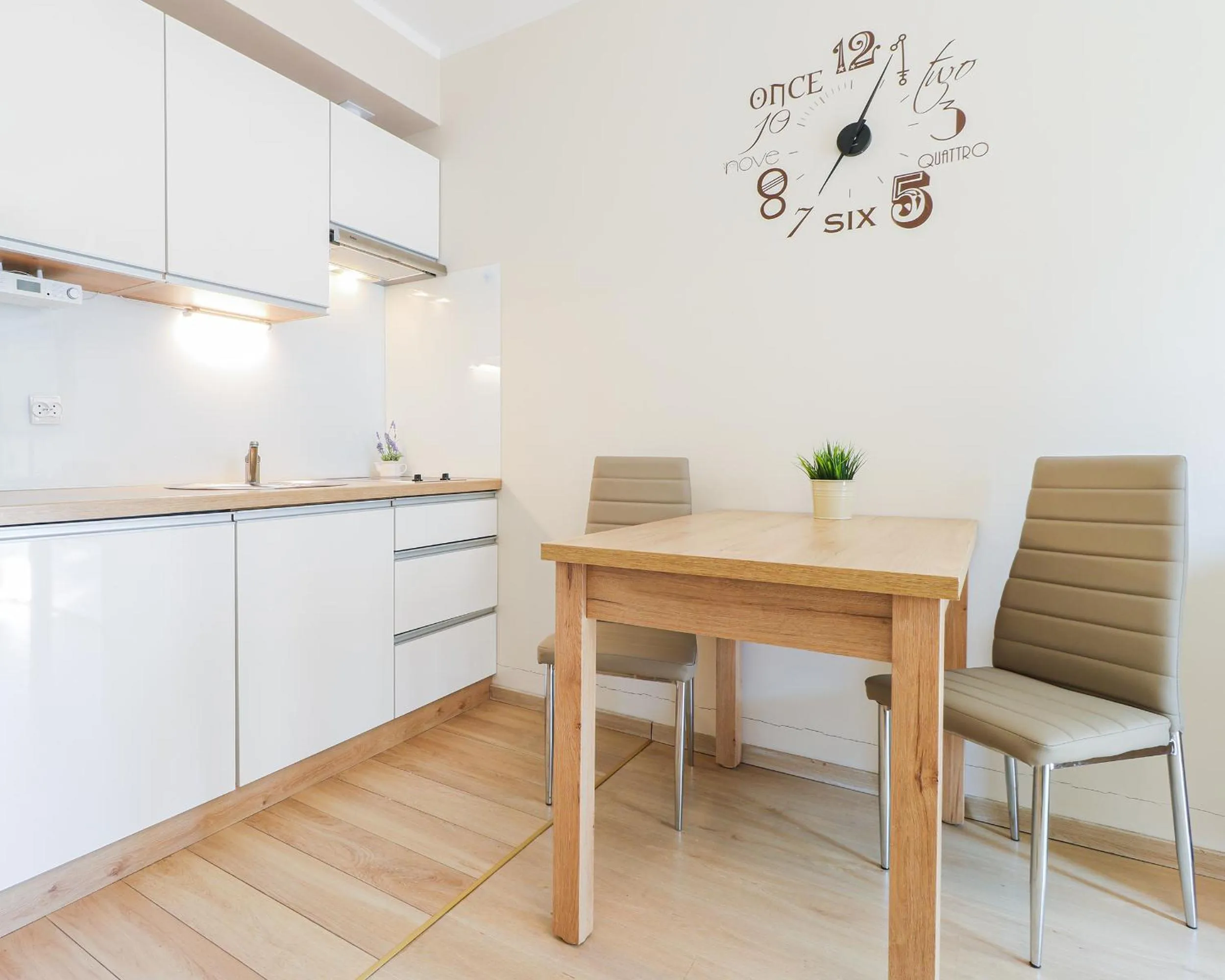 Kitchen or kitchenette in Pegaz Apartments by Baltic Home