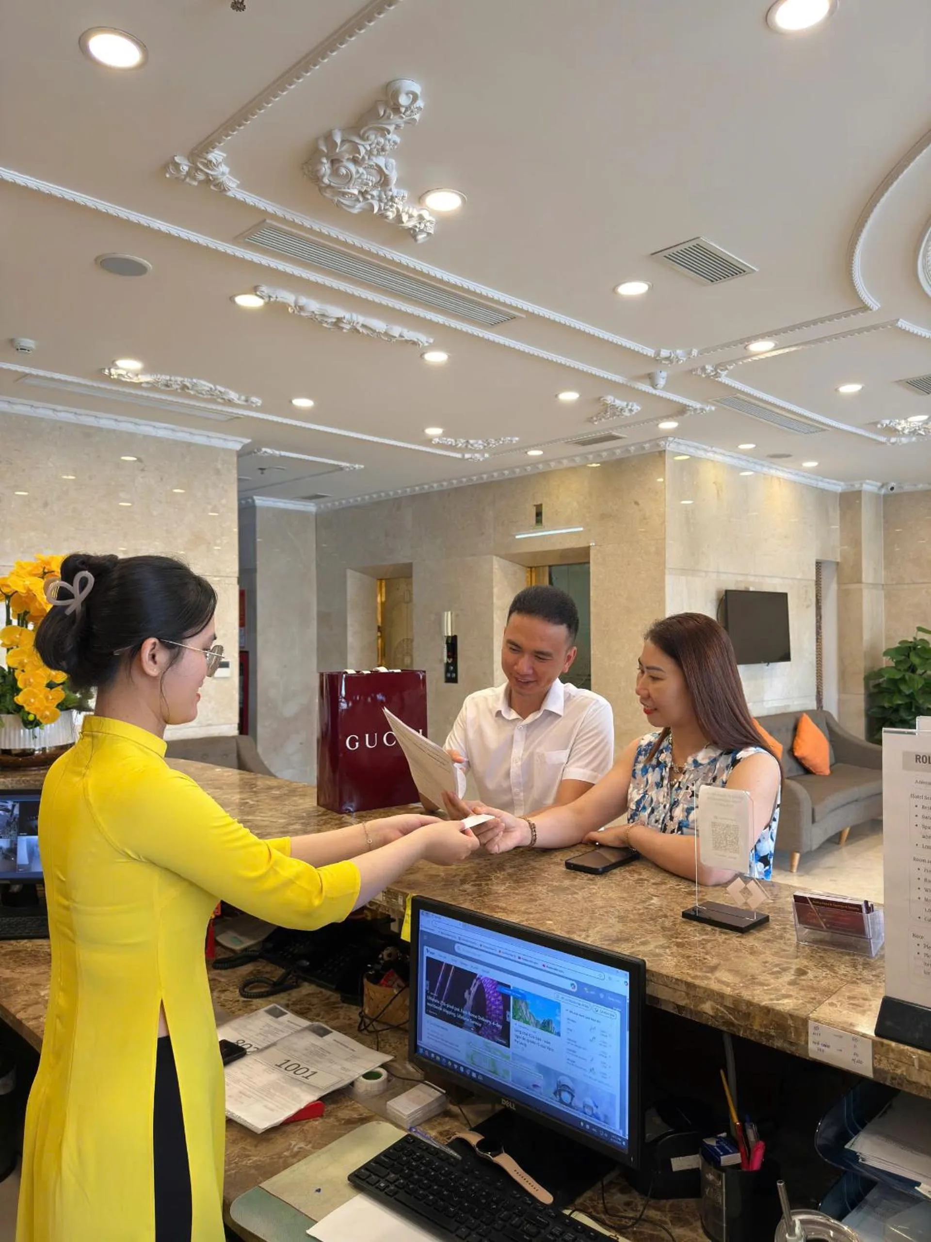 Lobby or reception in Roliva Hotel & Apartment Danang