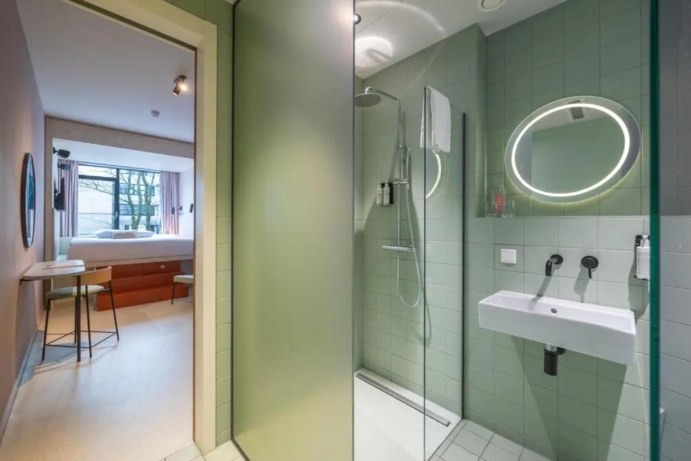 Bathroom in hotel emma next