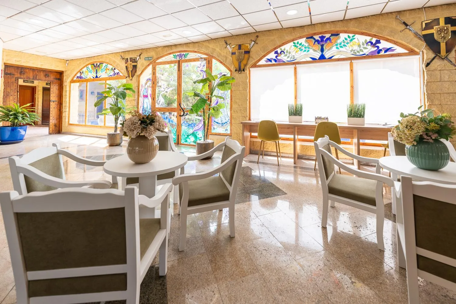 Lobby or reception in Hotel Plaza Del Castillo