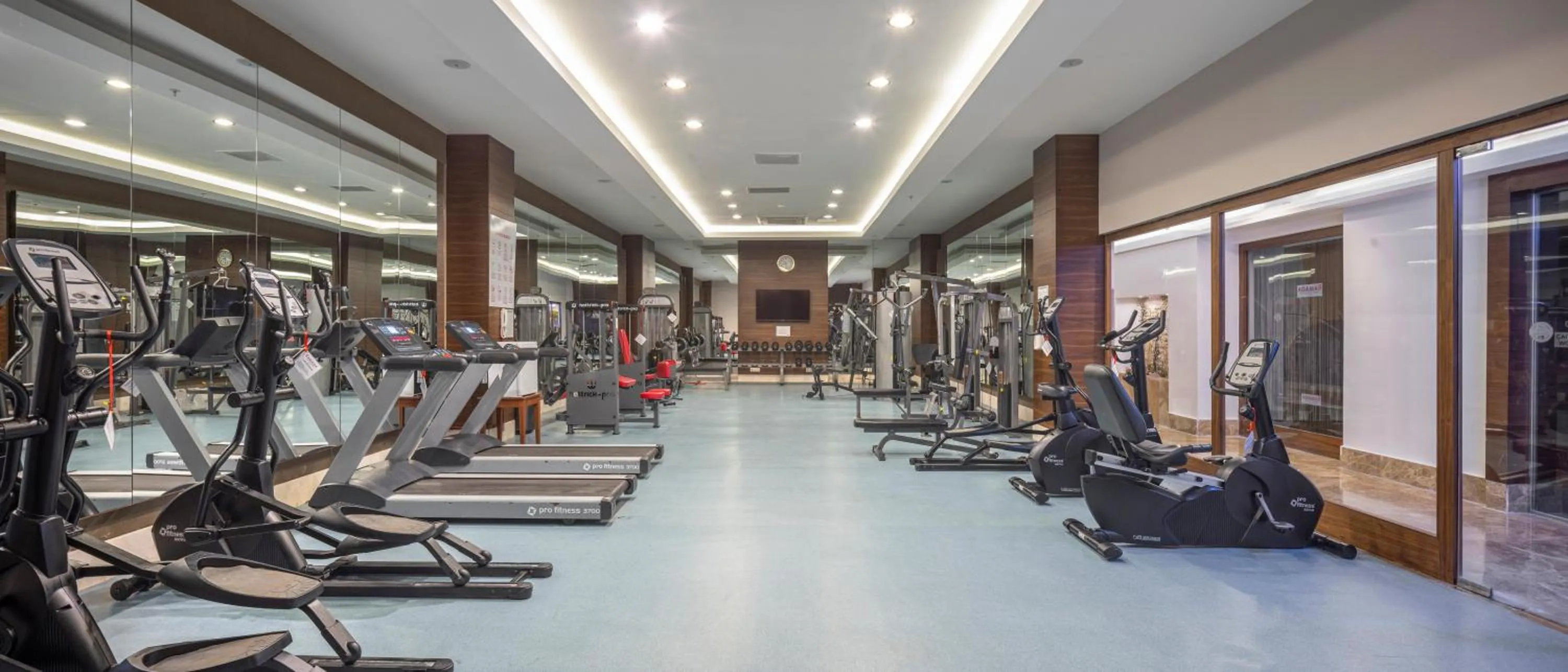 Fitness centre/facilities in Ramada Resort By Wyndham Lara