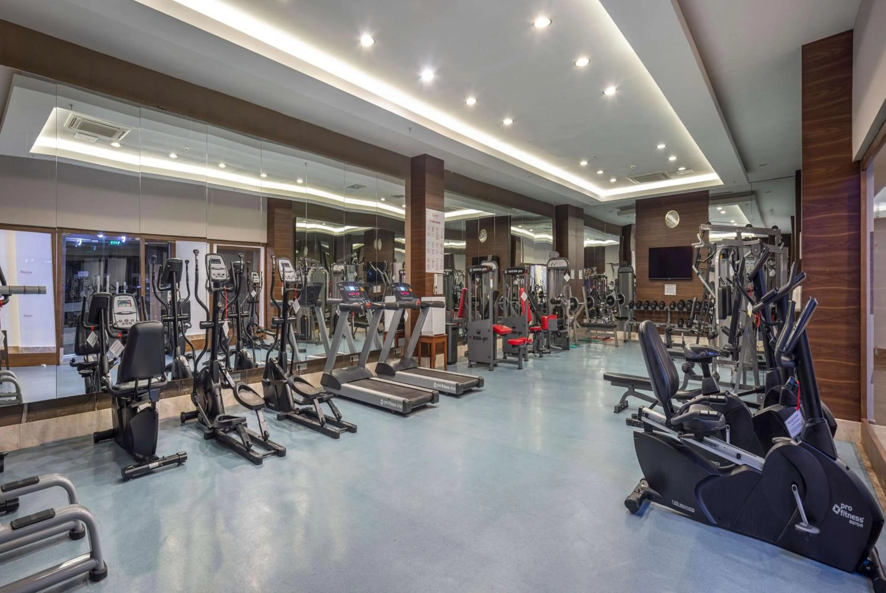 Fitness centre/facilities in Ramada Resort By Wyndham Lara