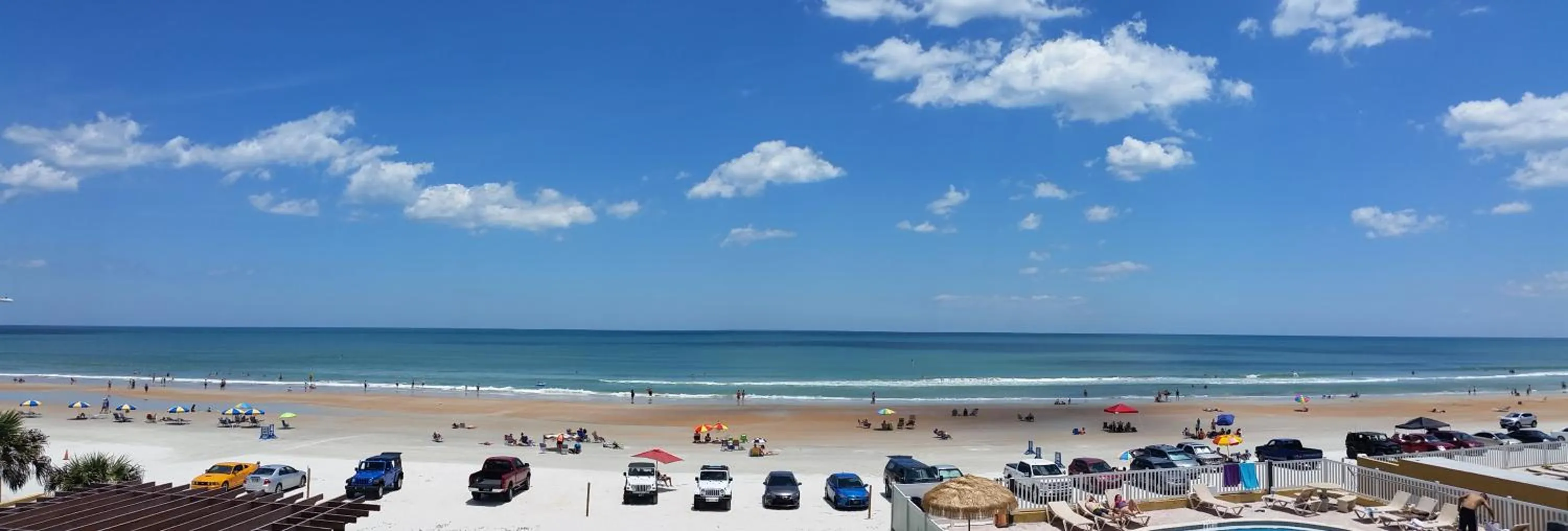Patio in Driftwood Beach Motel